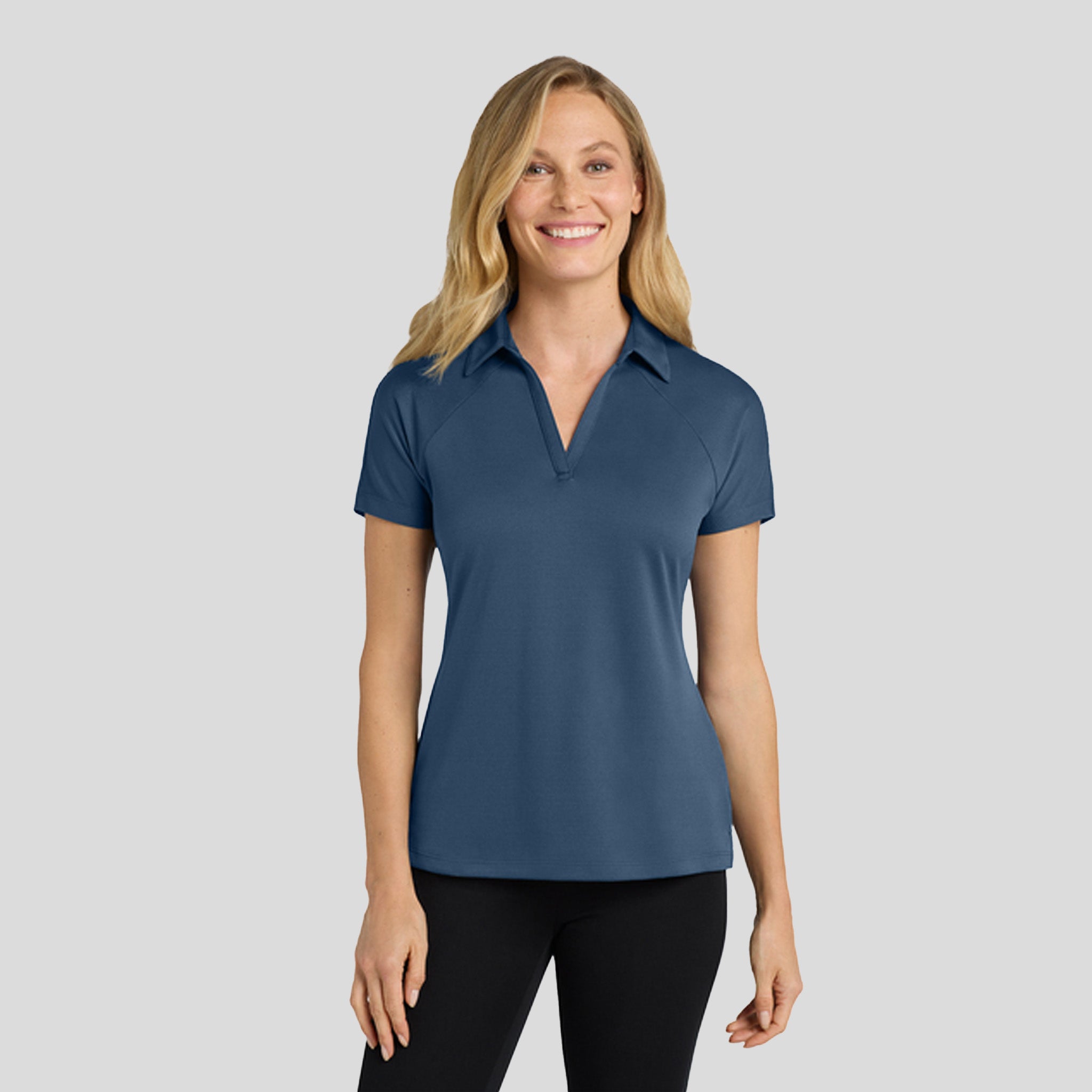Women's Crossover Raglan Polo | Regatta Blue