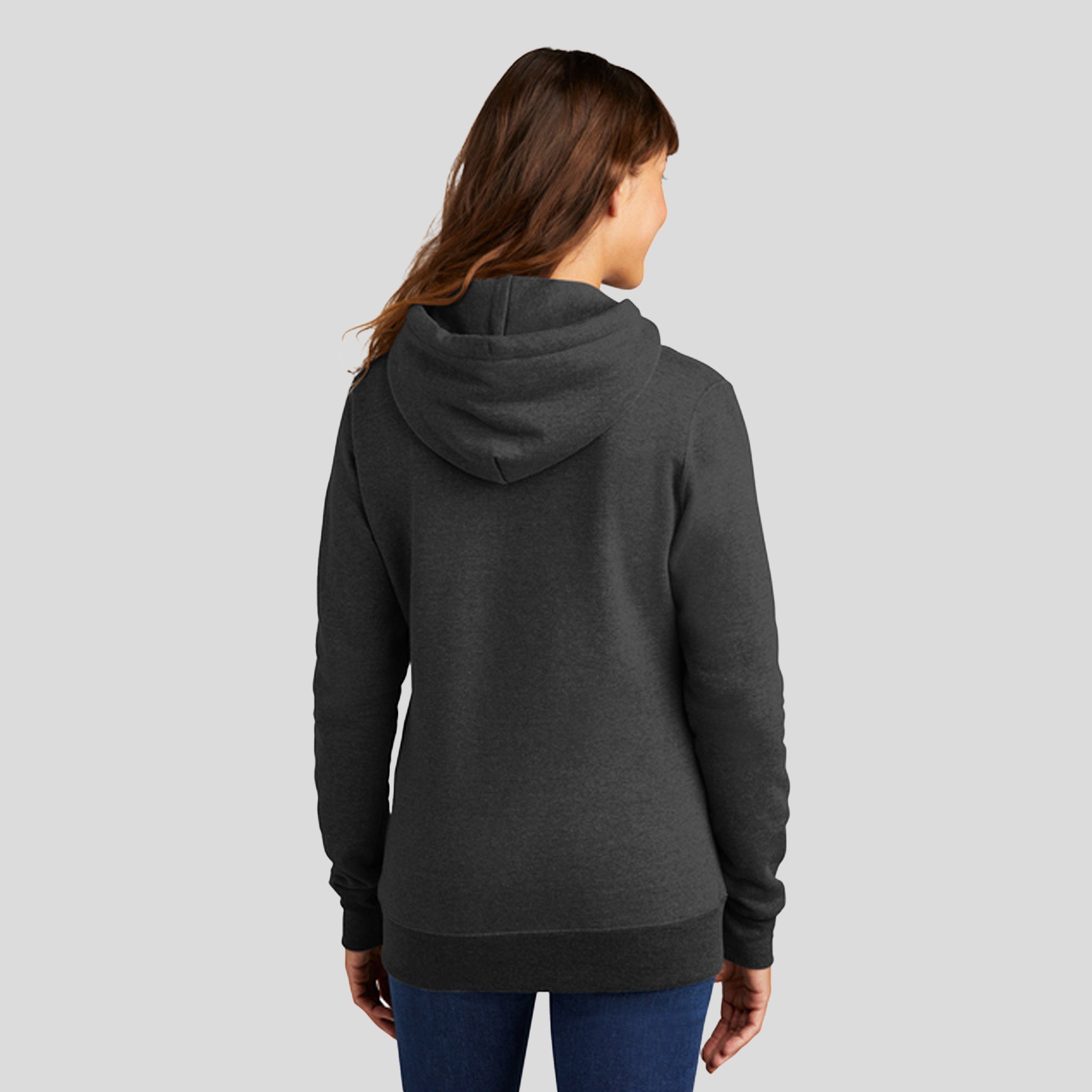 Women's Core Fleece Pullover Hooded Sweatshirt | Dark Heather Grey