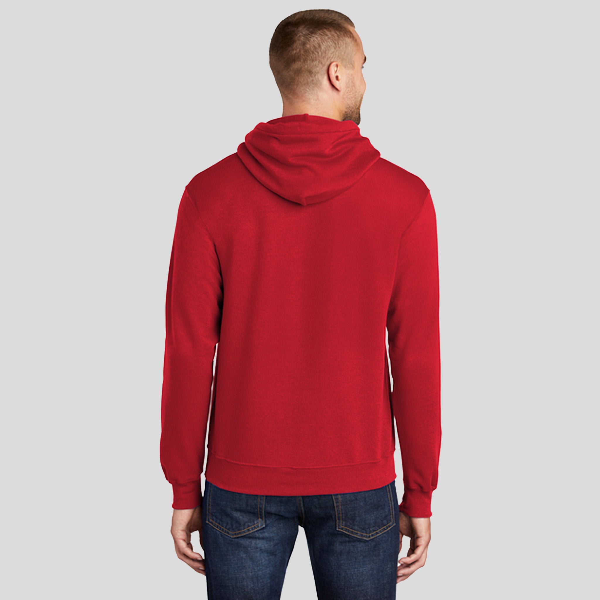 Tall Core Fleece Pullover Hooded Sweatshirt | Red