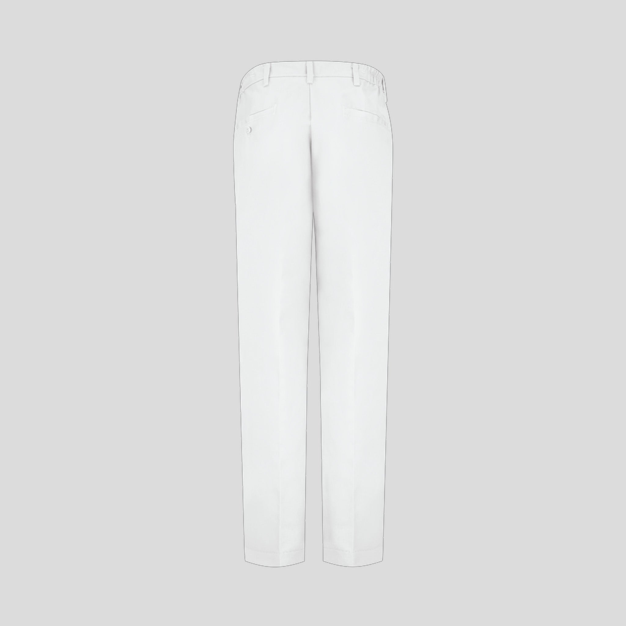 Men's Elastic Insert Work Pant | White