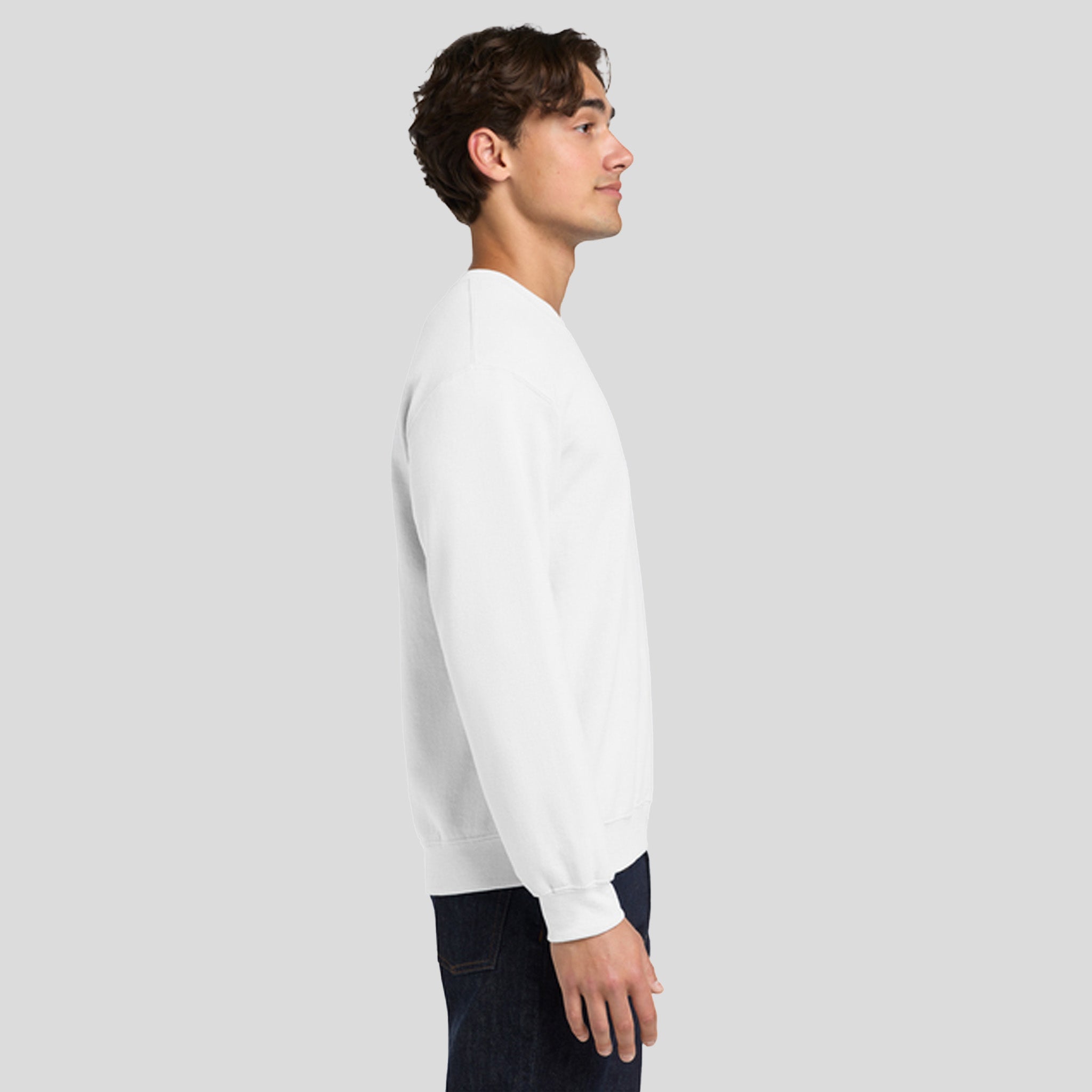 Heavy Blendβ’ Crewneck Sweatshirt | White