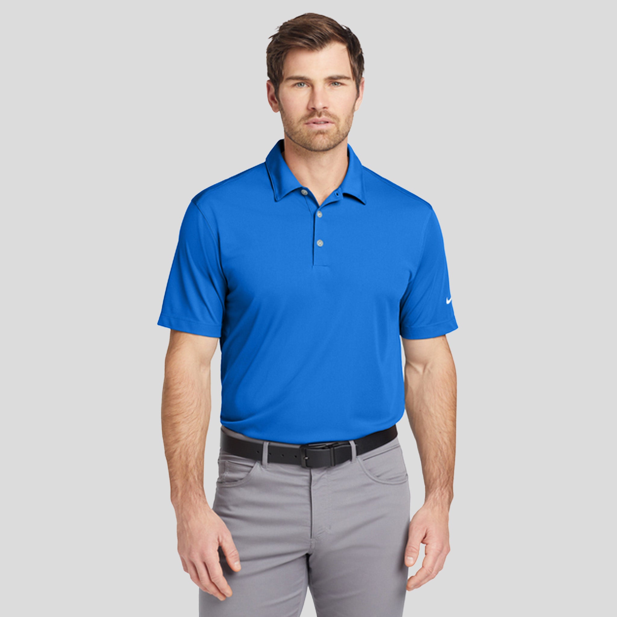 Dri-FIT Vertical Mesh Polo | Brisk Blue