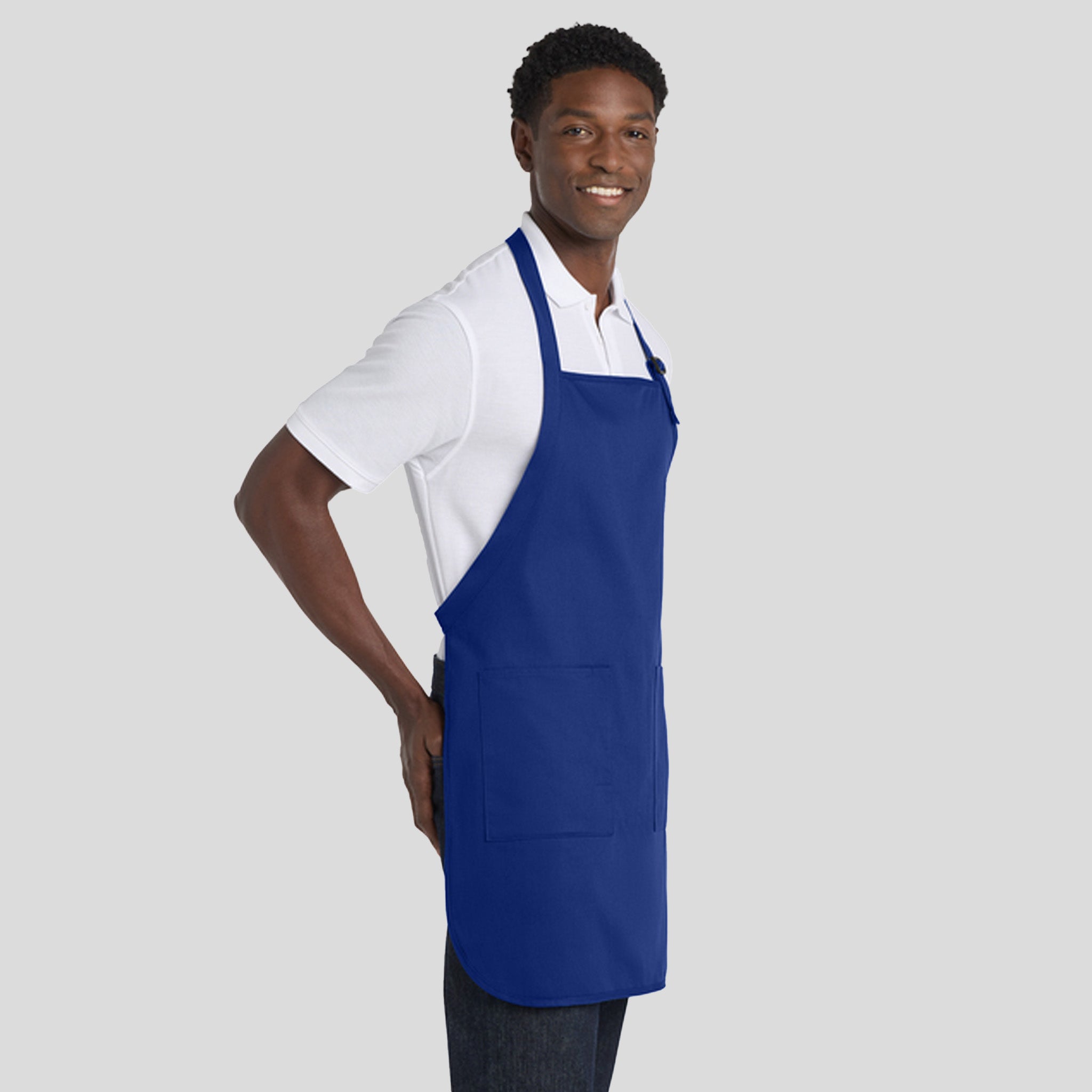 Full-Length Apron with Pockets | Royal