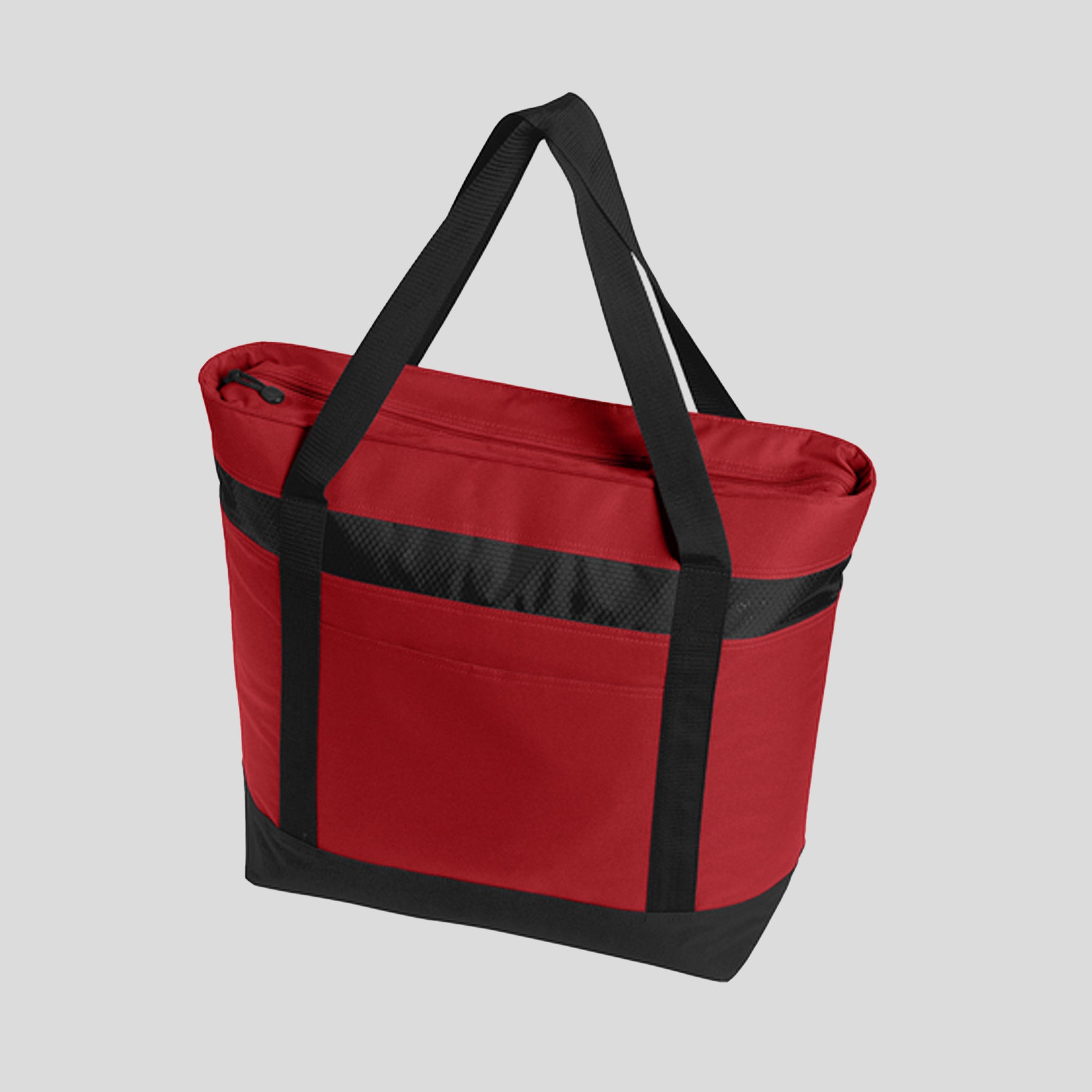 Large Tote Cooler | Chili Red/Black