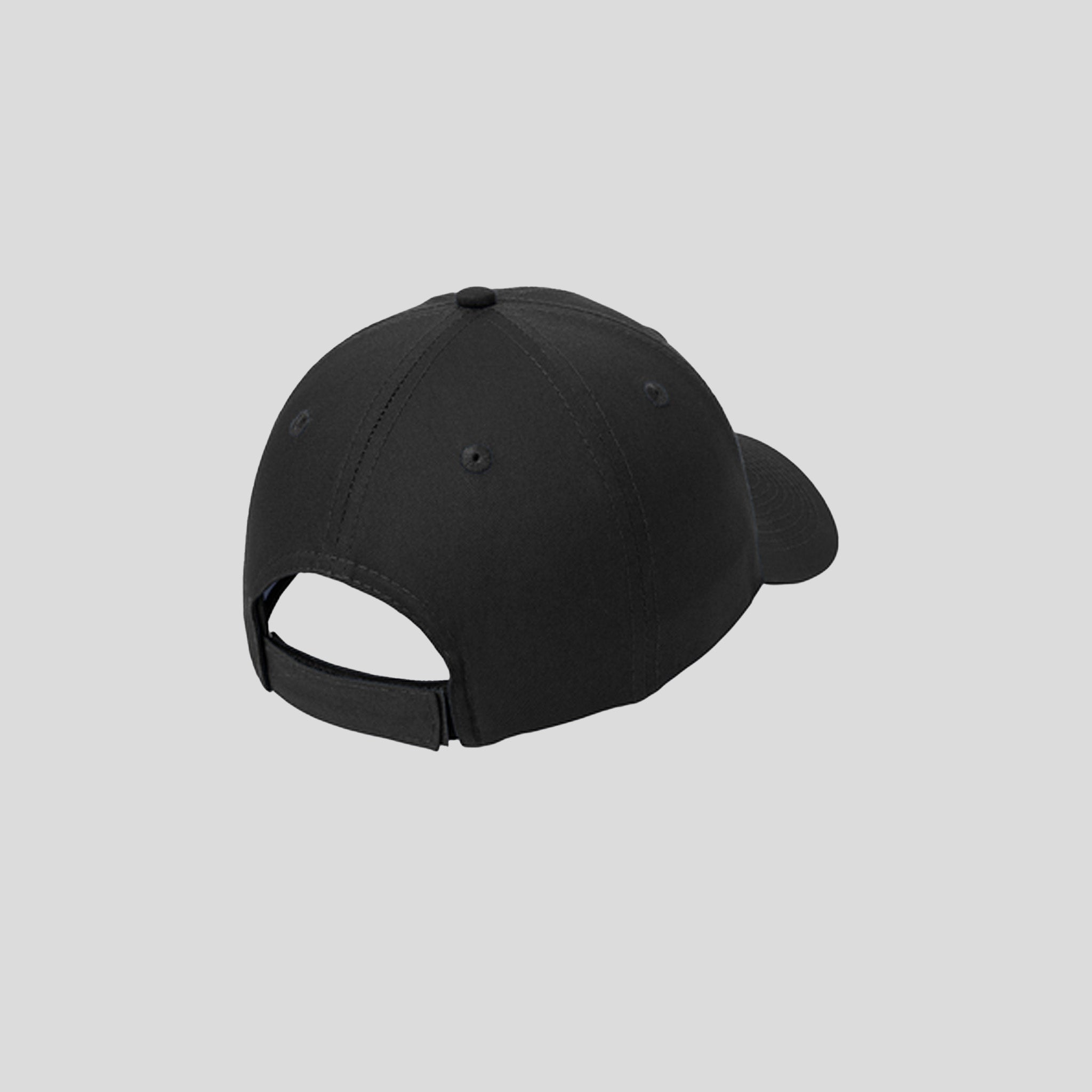 Six-Panel Twill Cap | Black