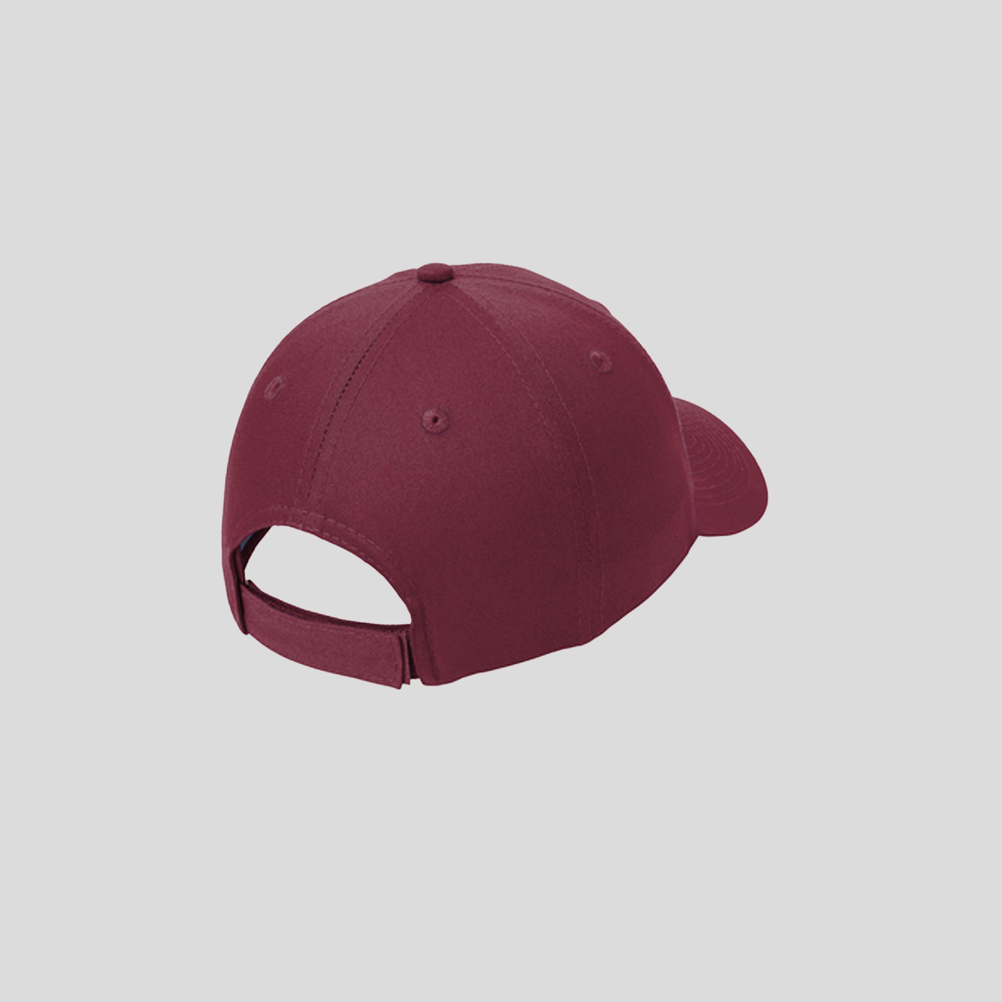Six-Panel Twill Cap | Maroon