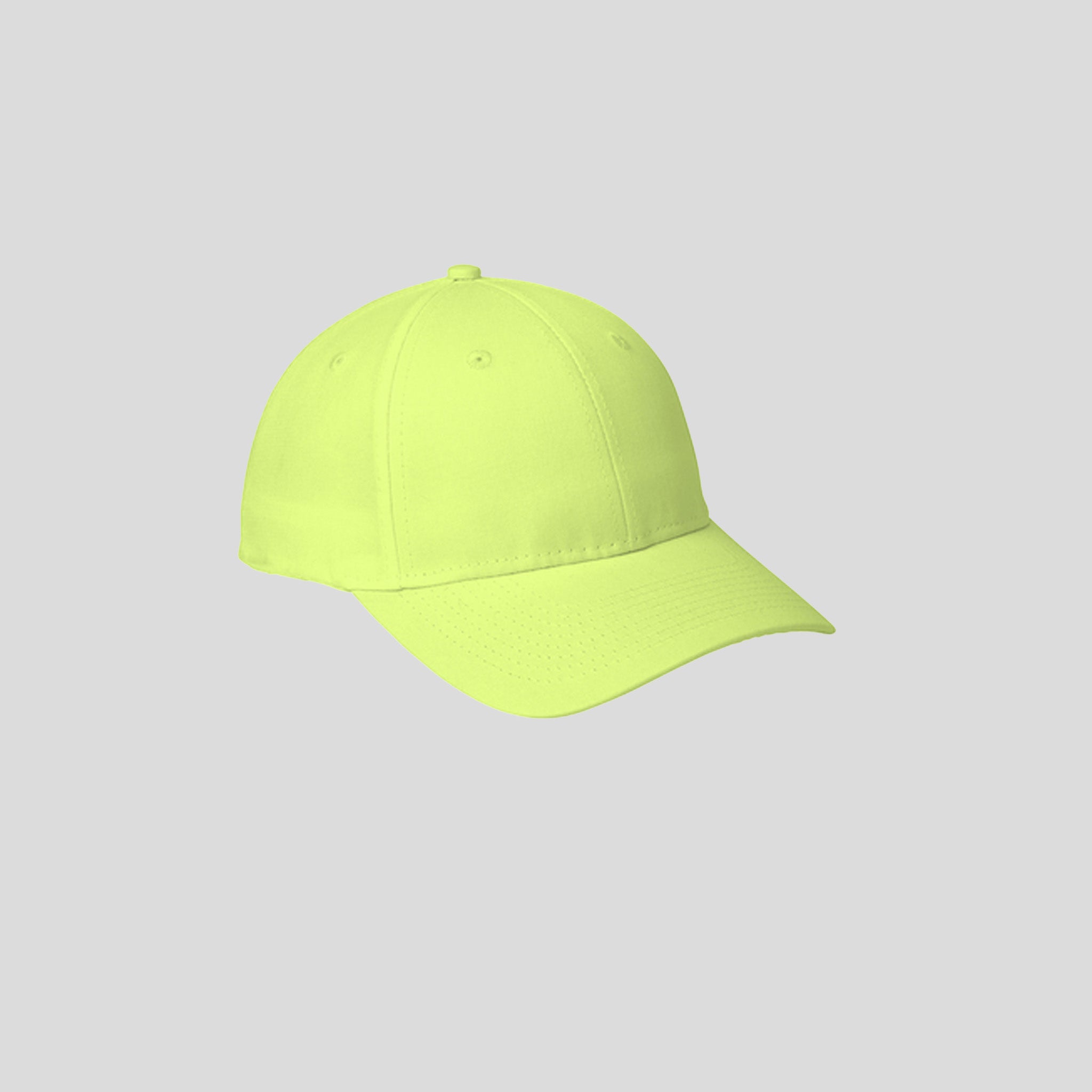Six-Panel Twill Cap | Neon Yellow