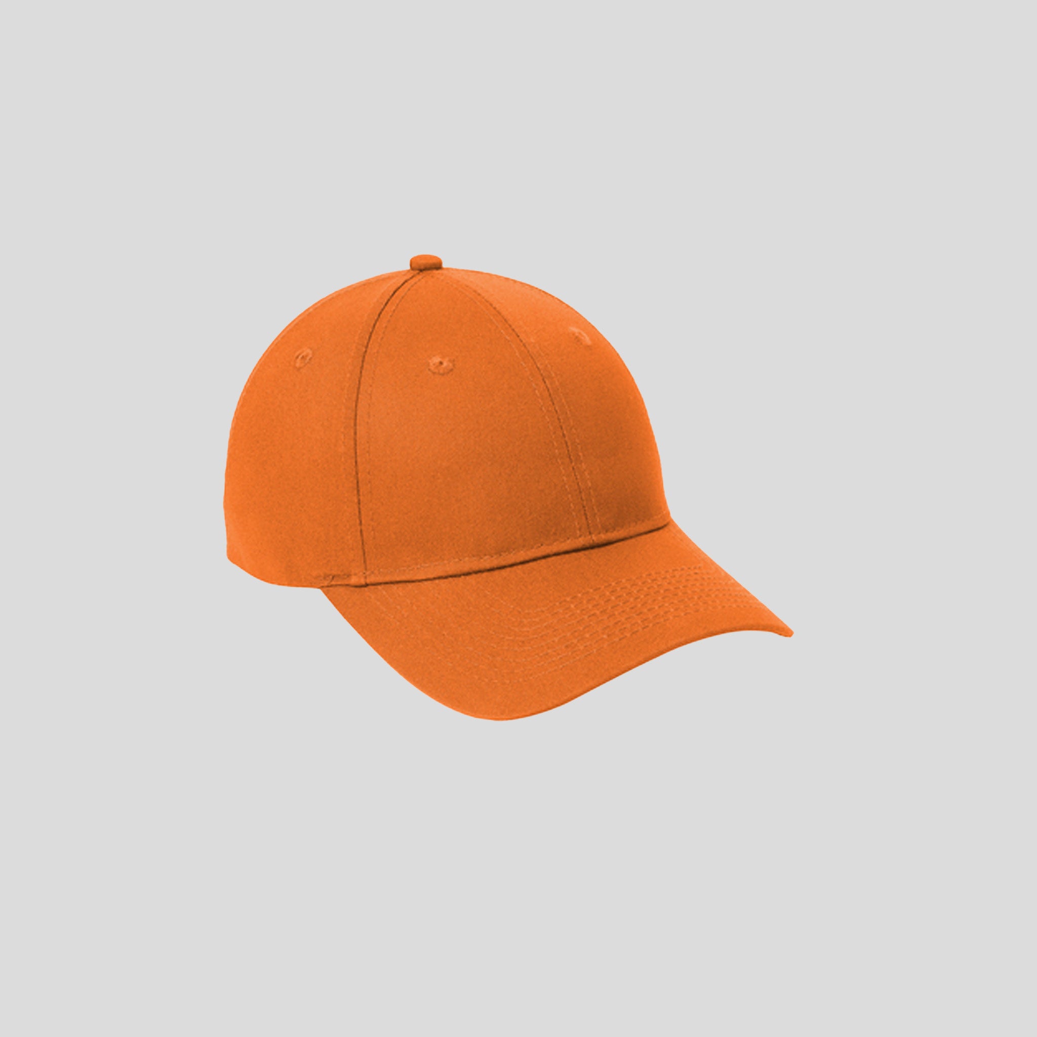 Six-Panel Twill Cap | Orange