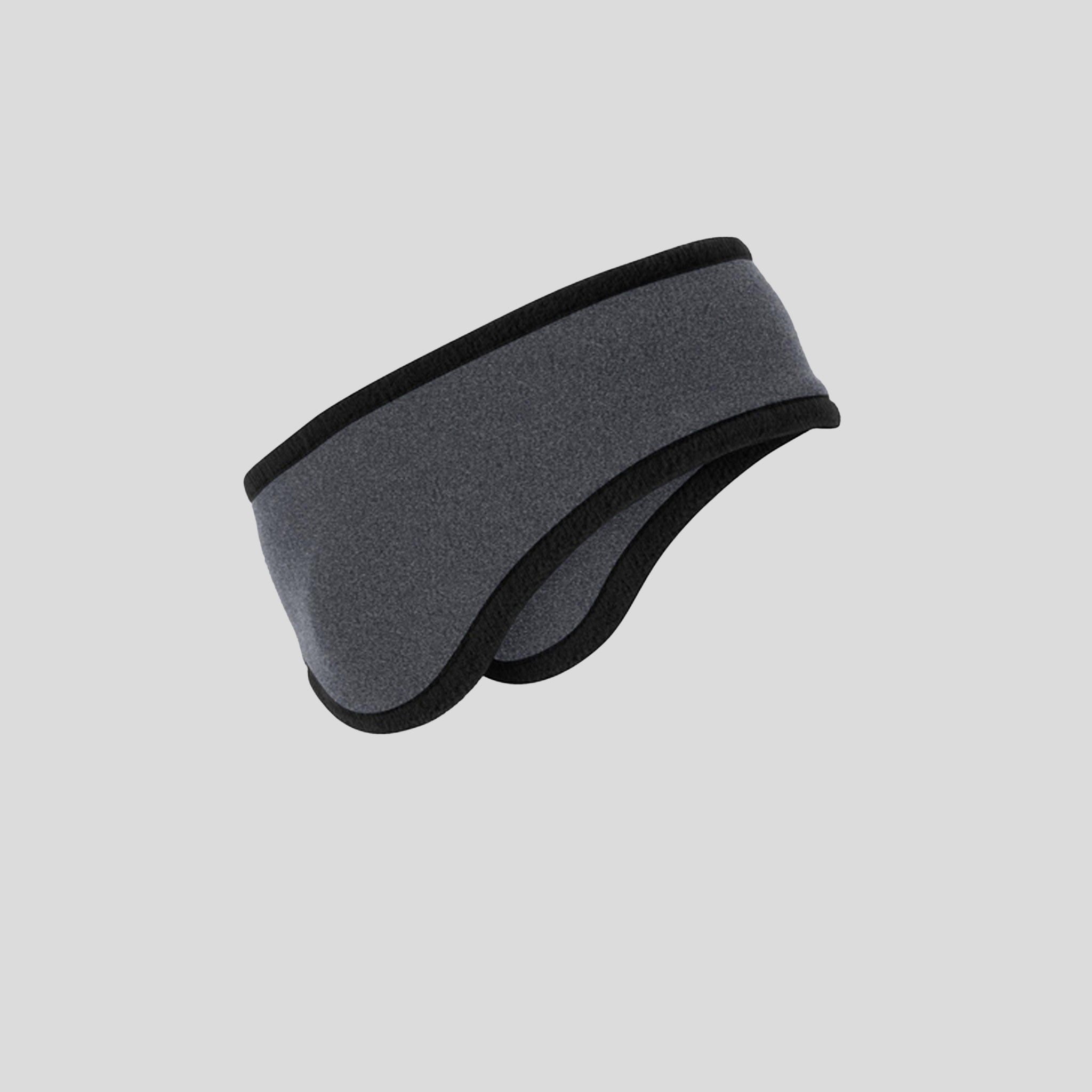 Two-Color Fleece Headband | Midnight Heather