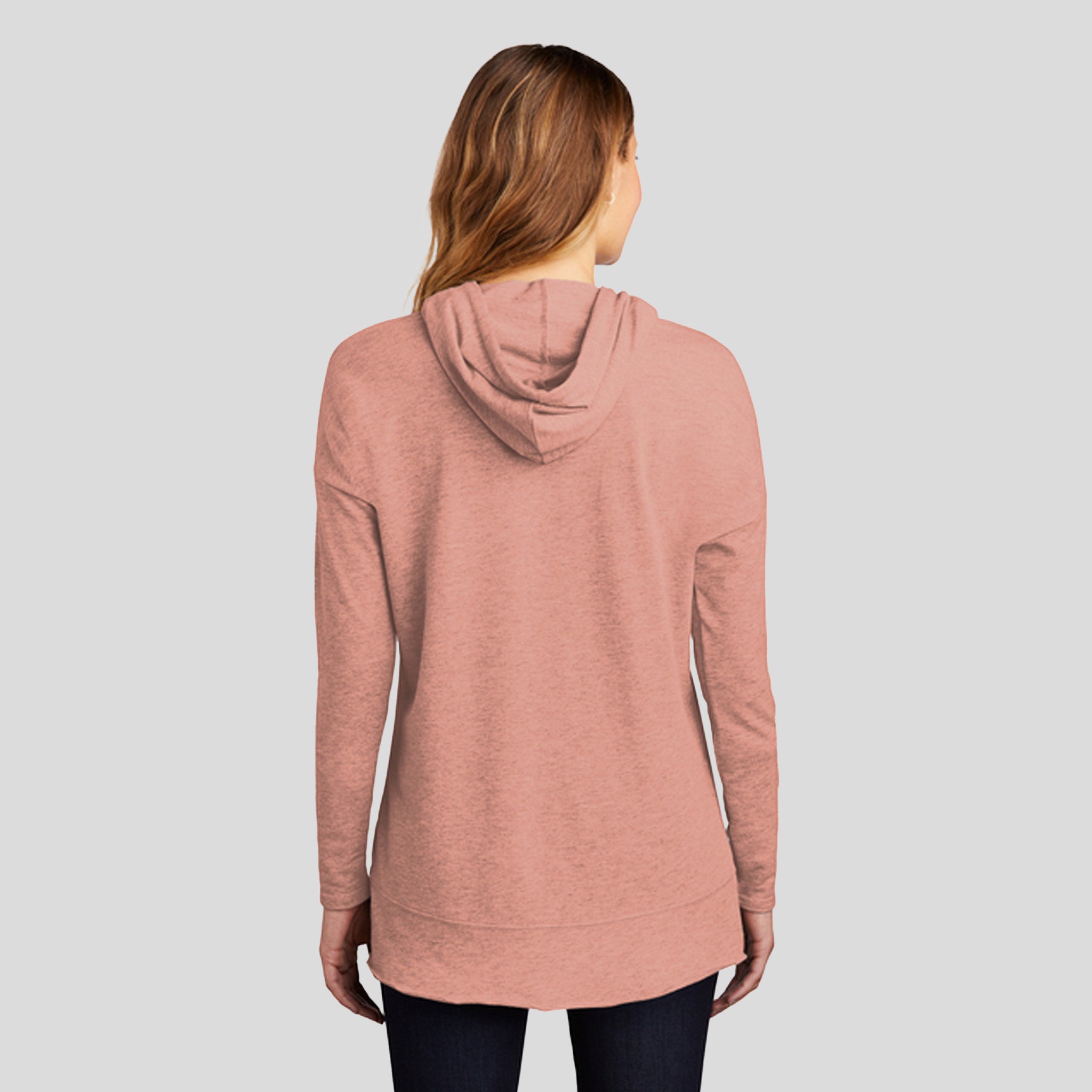 Womenβs Featherweight French Terry β’ Hoodie | Nostalgia Rose Heather