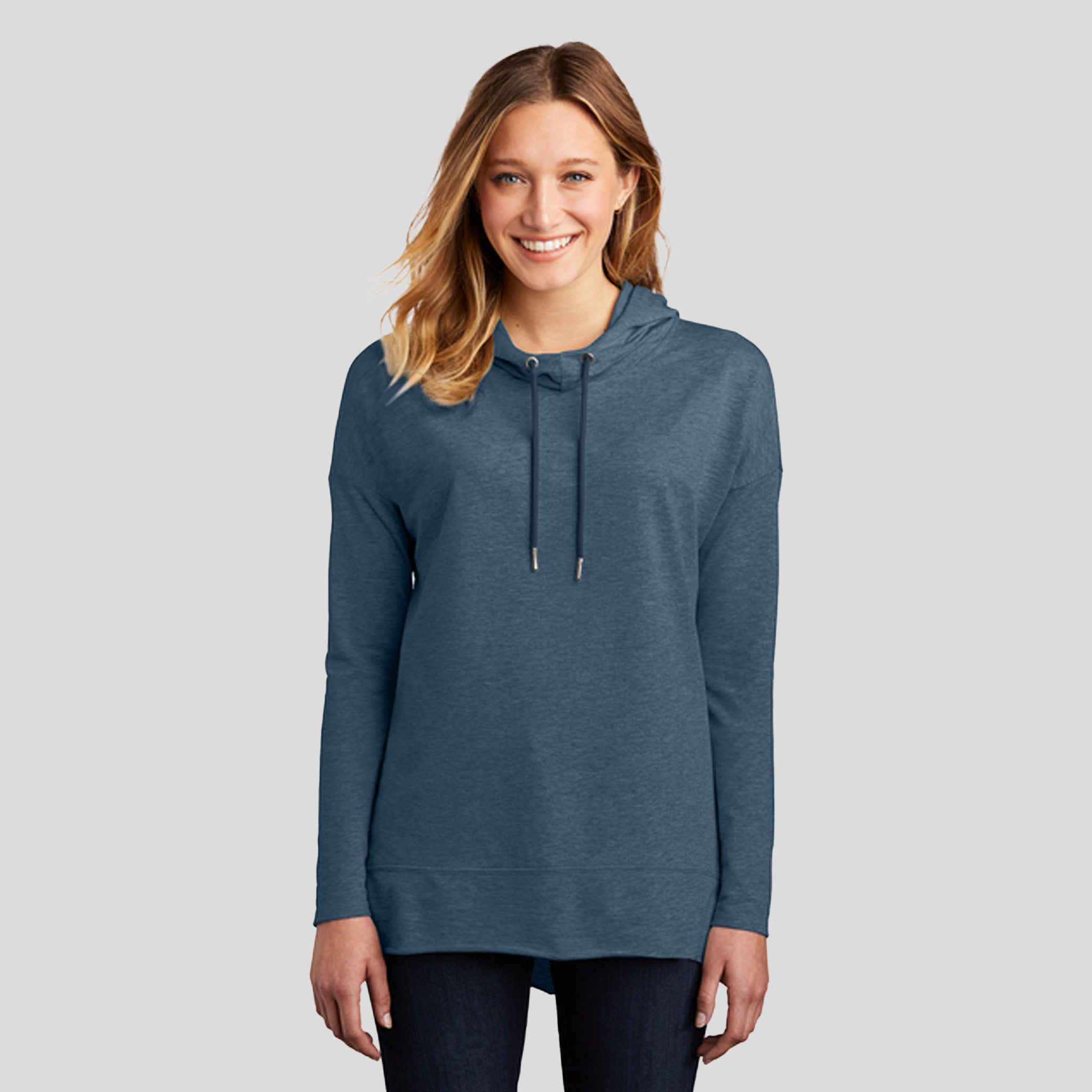 Womenβs Featherweight French Terry β’ Hoodie | Washed Indigo