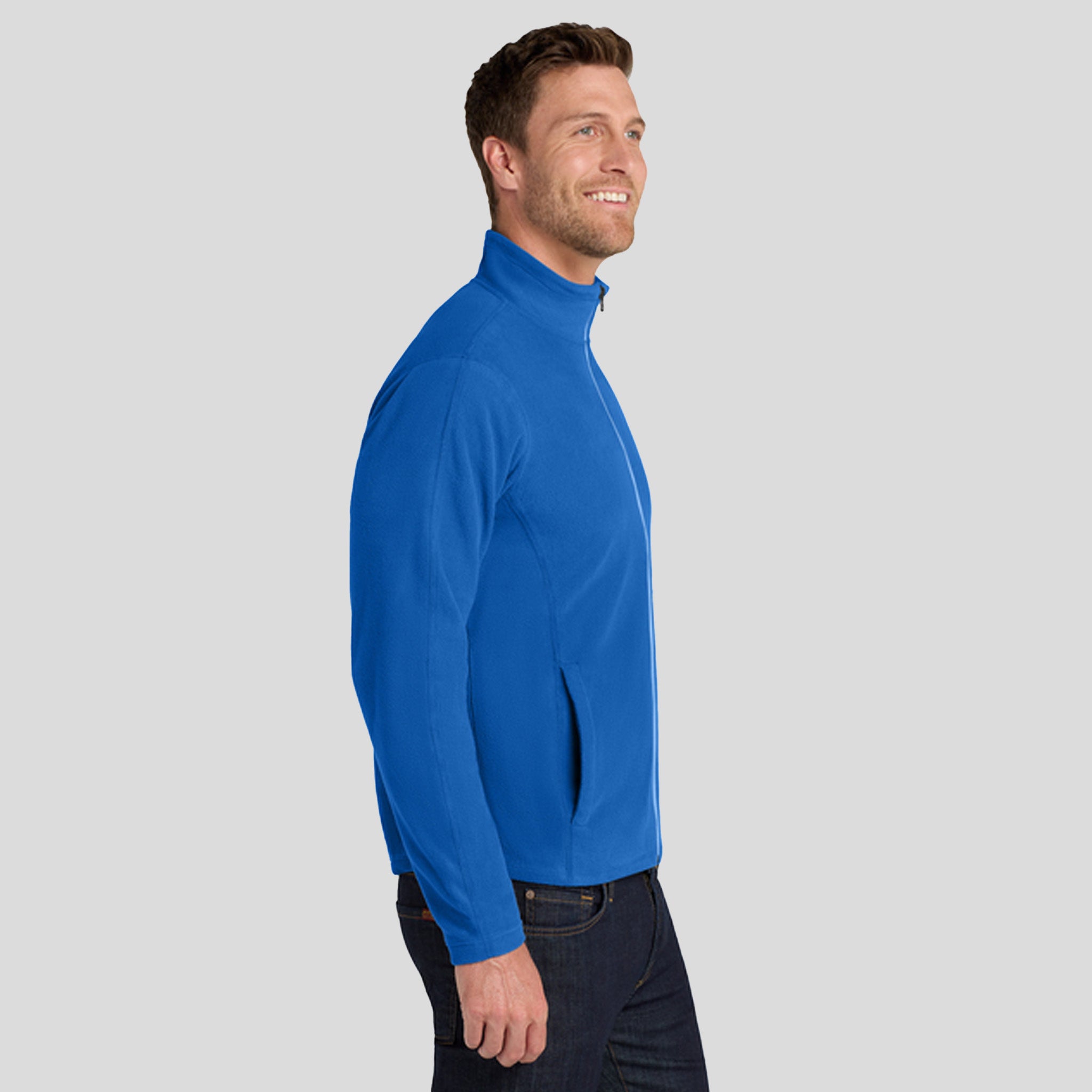 Men's Microfleece Jacket | Royal