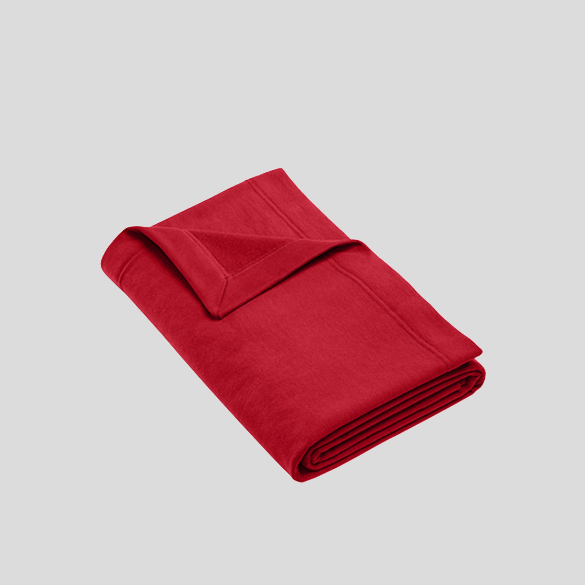 Heavy Blendβ’ Fleece Stadium Blanket | Red
