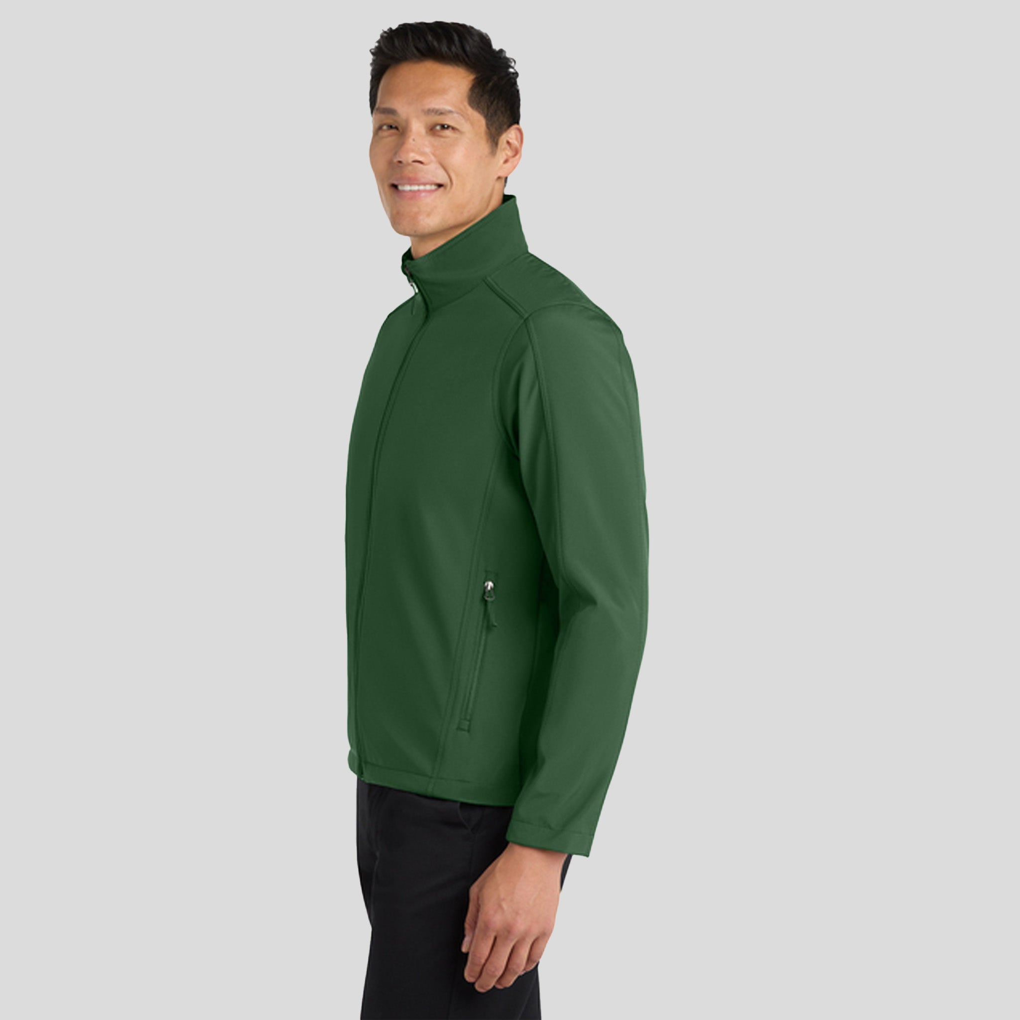 Men's Core Soft Shell Jacket | Forest Green