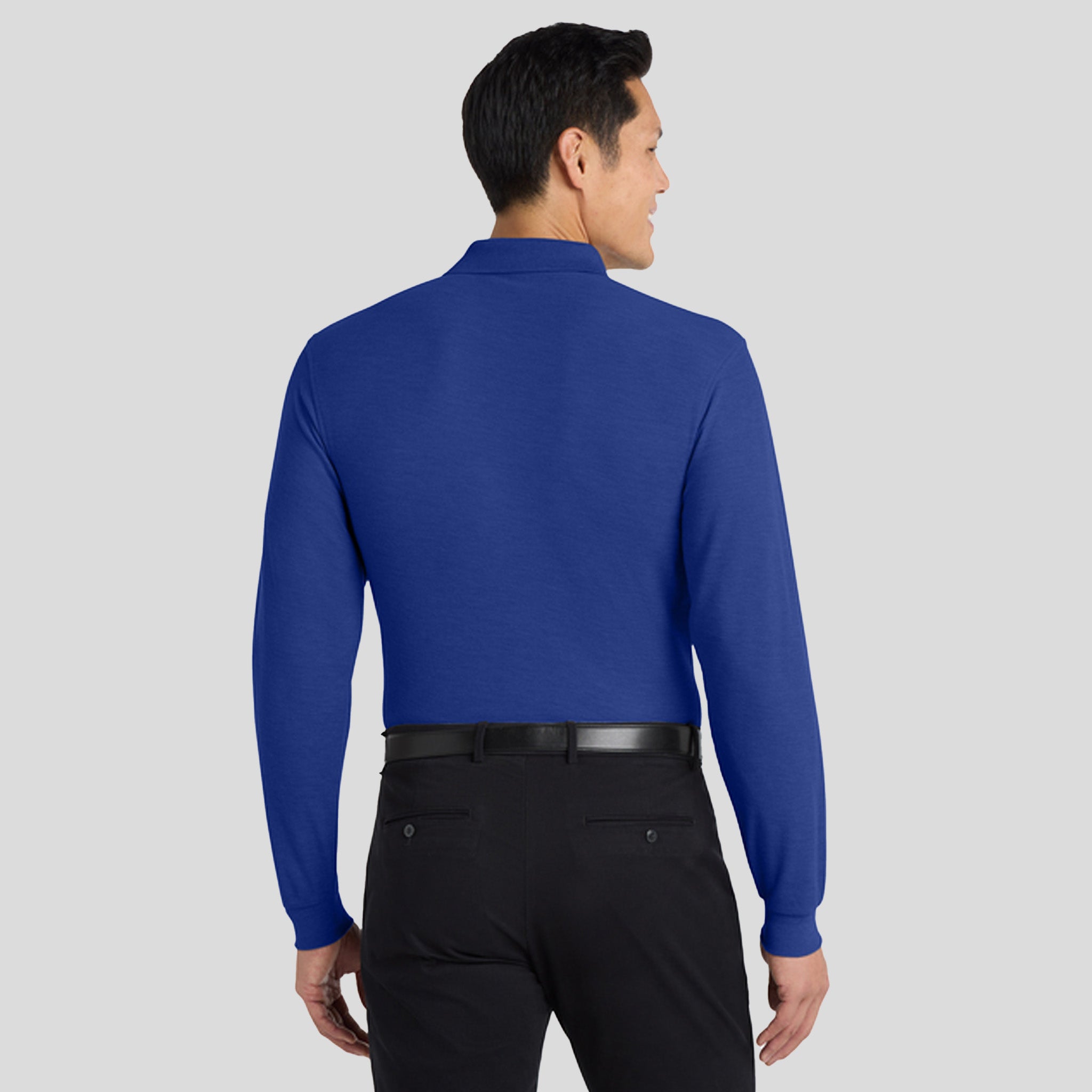 Silk Touchβ’ Long Sleeve Polo | Royal