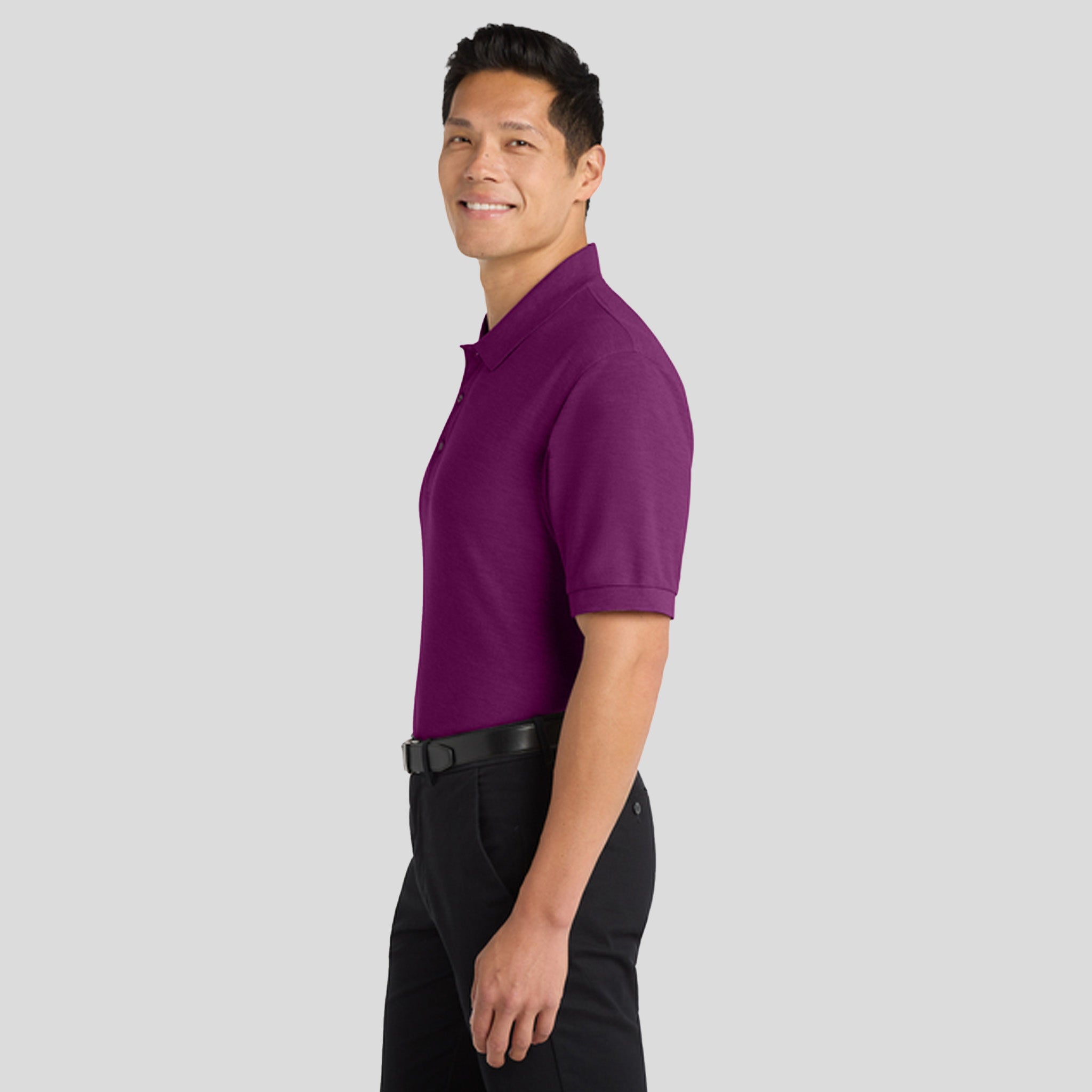 Silk Touchβ’ Polo | Deep Berry