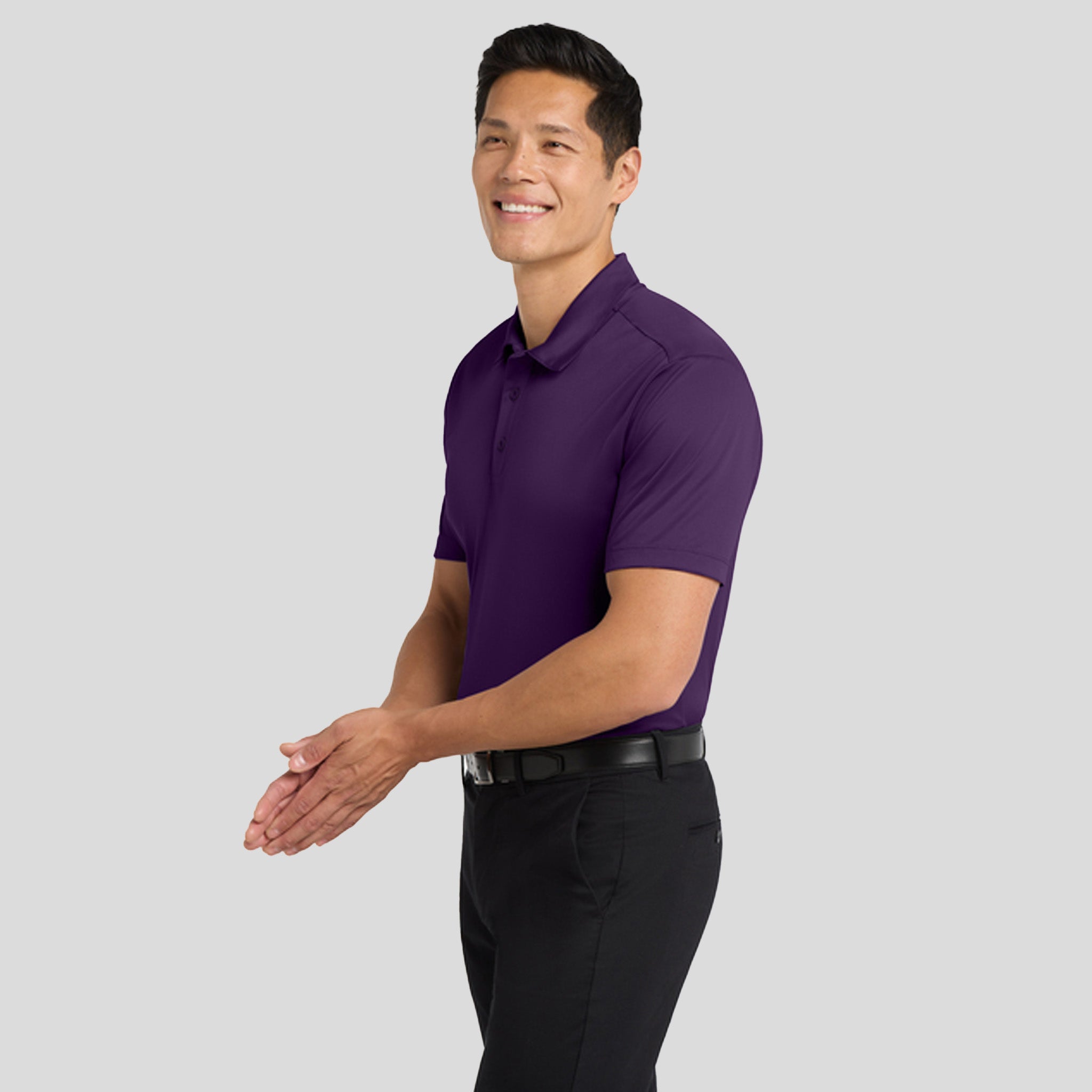 Men's Silk Touchโข Performance Polo | Bright Purple