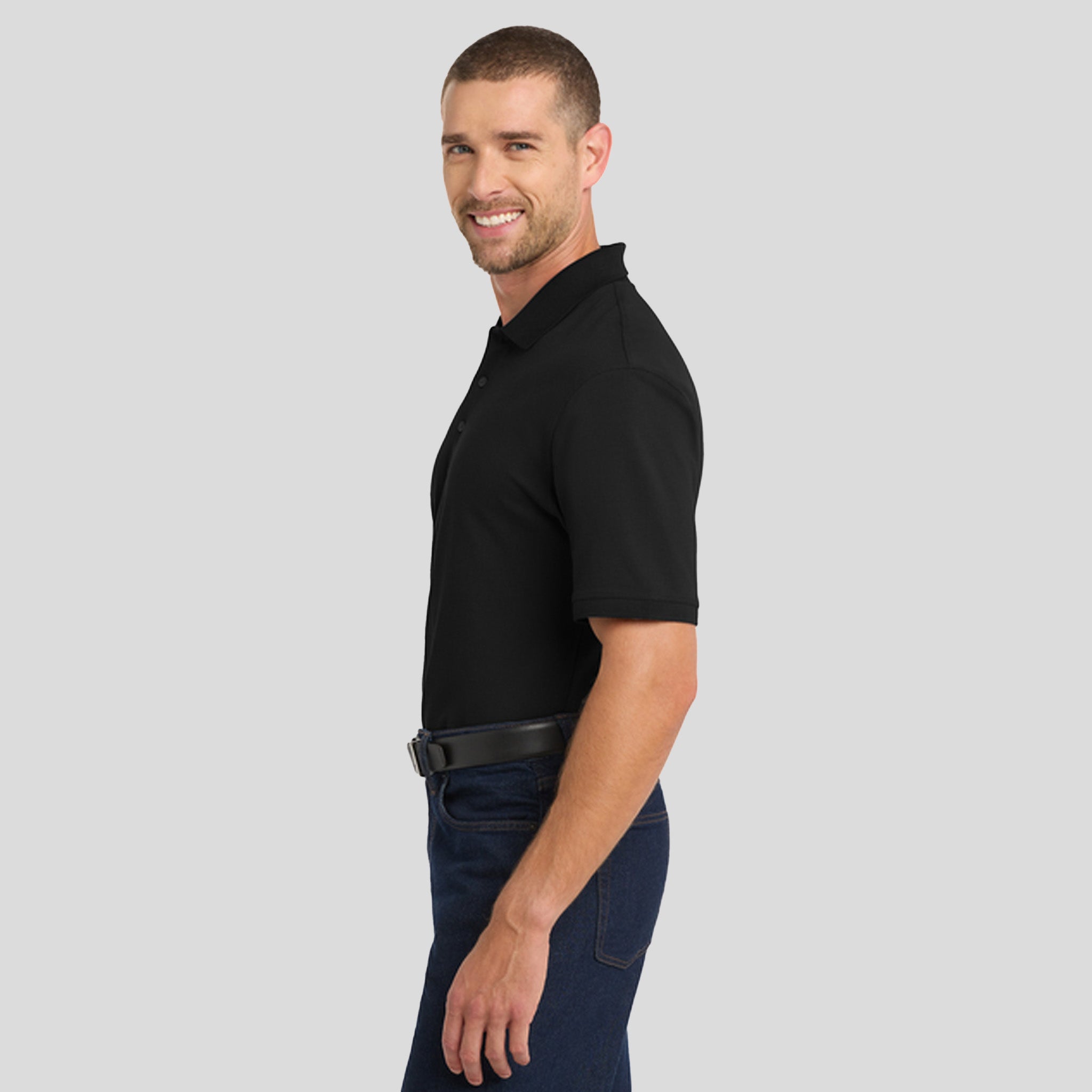 Men's EZCotton® Polo | Black