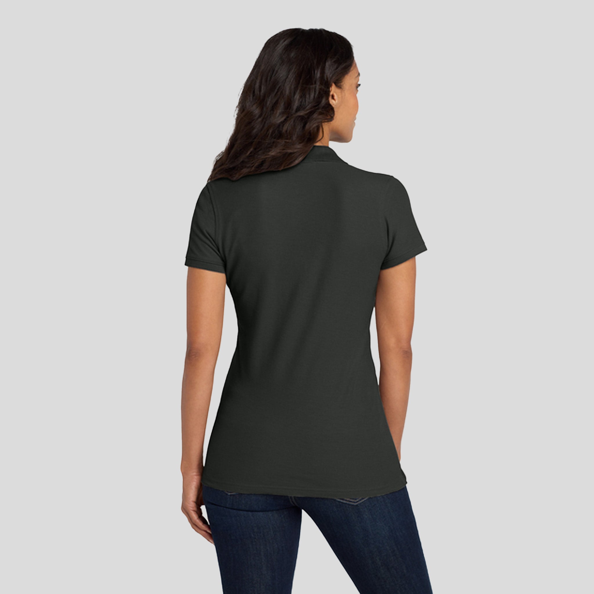 Women's Core Classic Pique Polo | Deep Black