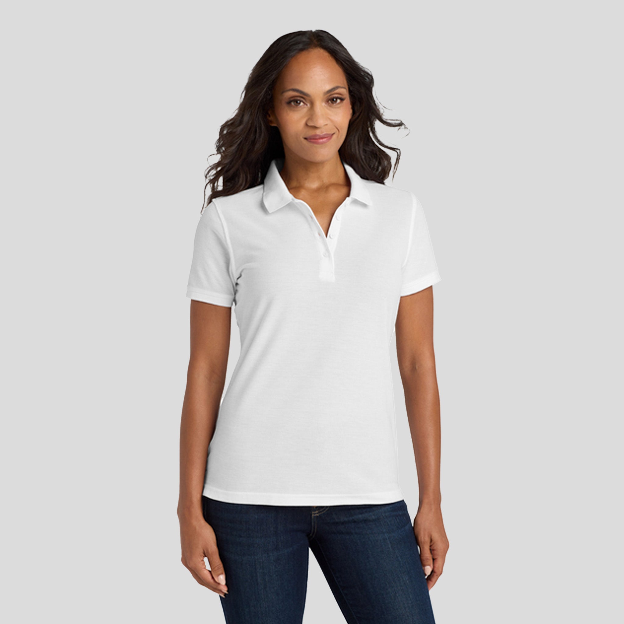 Women's Core Classic Pique Polo | White