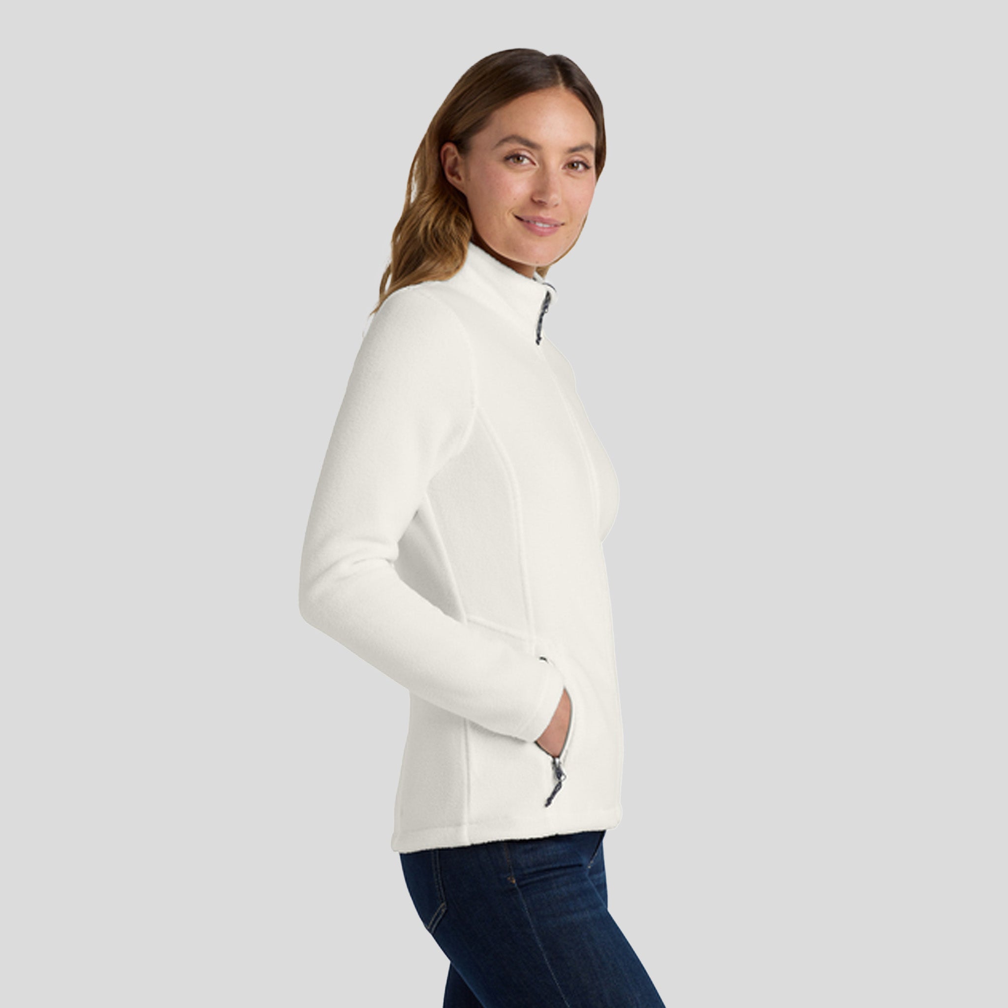 Women's Value Fleece Jacket | Winter White