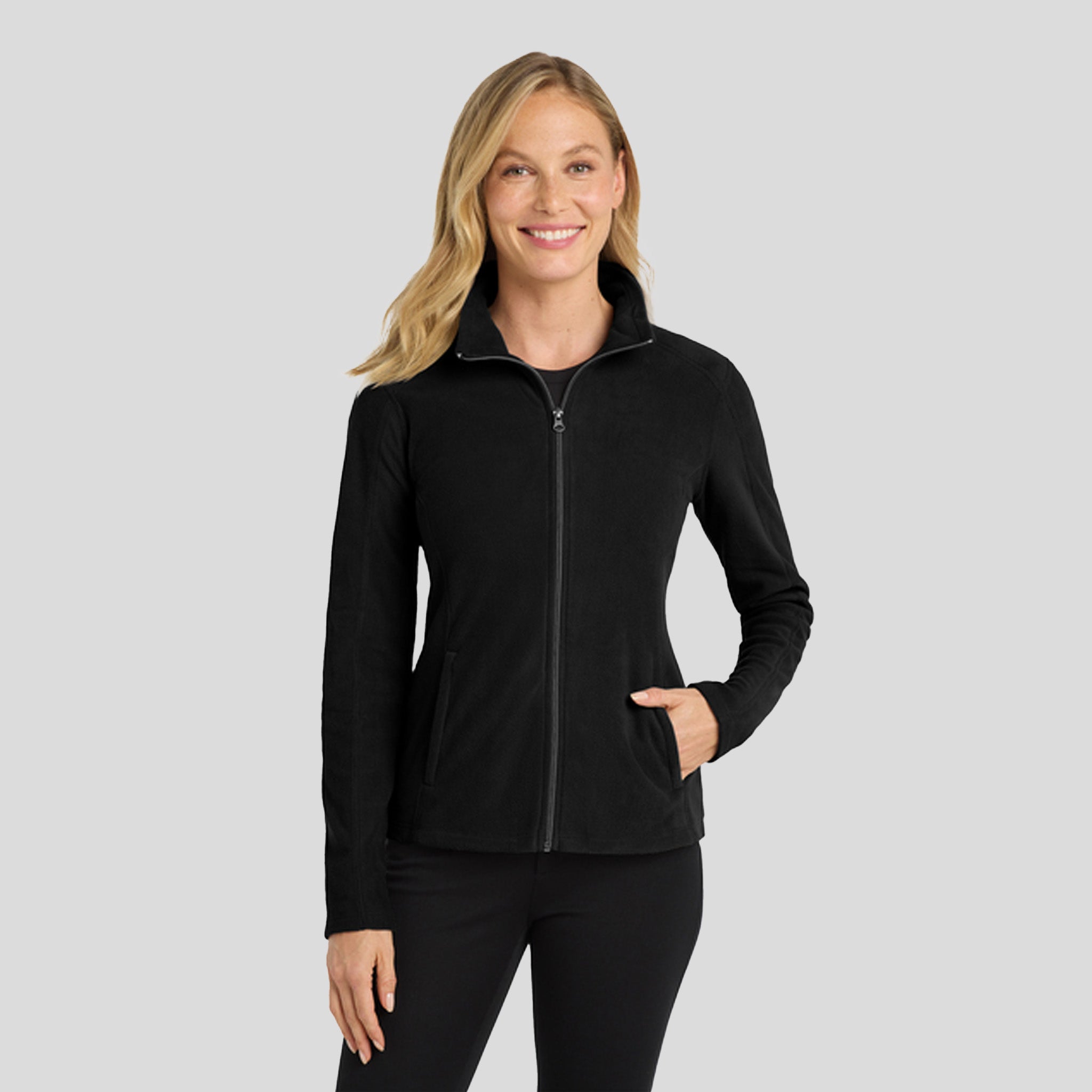 Women's Microfleece Jacket | Black