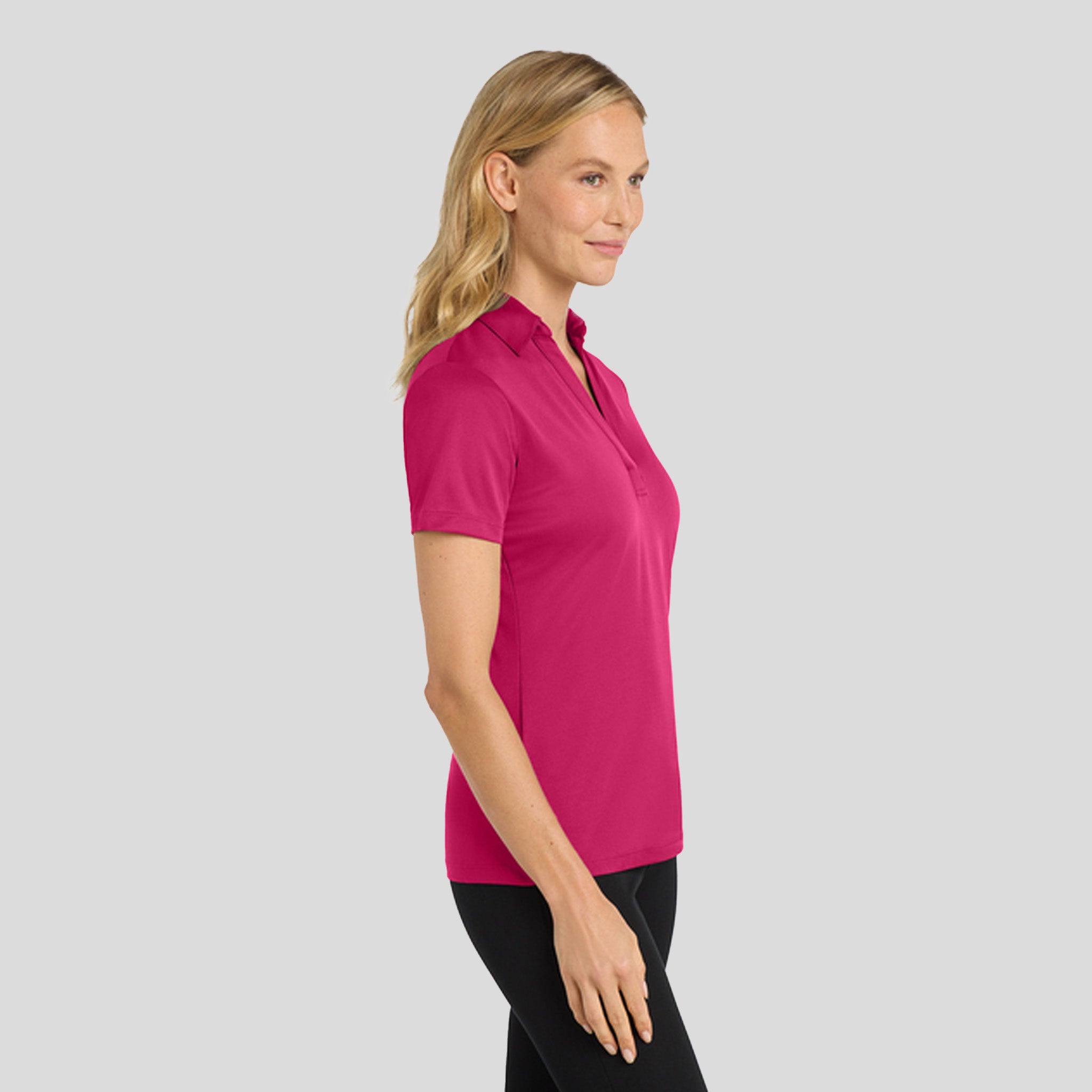 Women's Silk Touchโข Performance Polo | Pink Raspberry