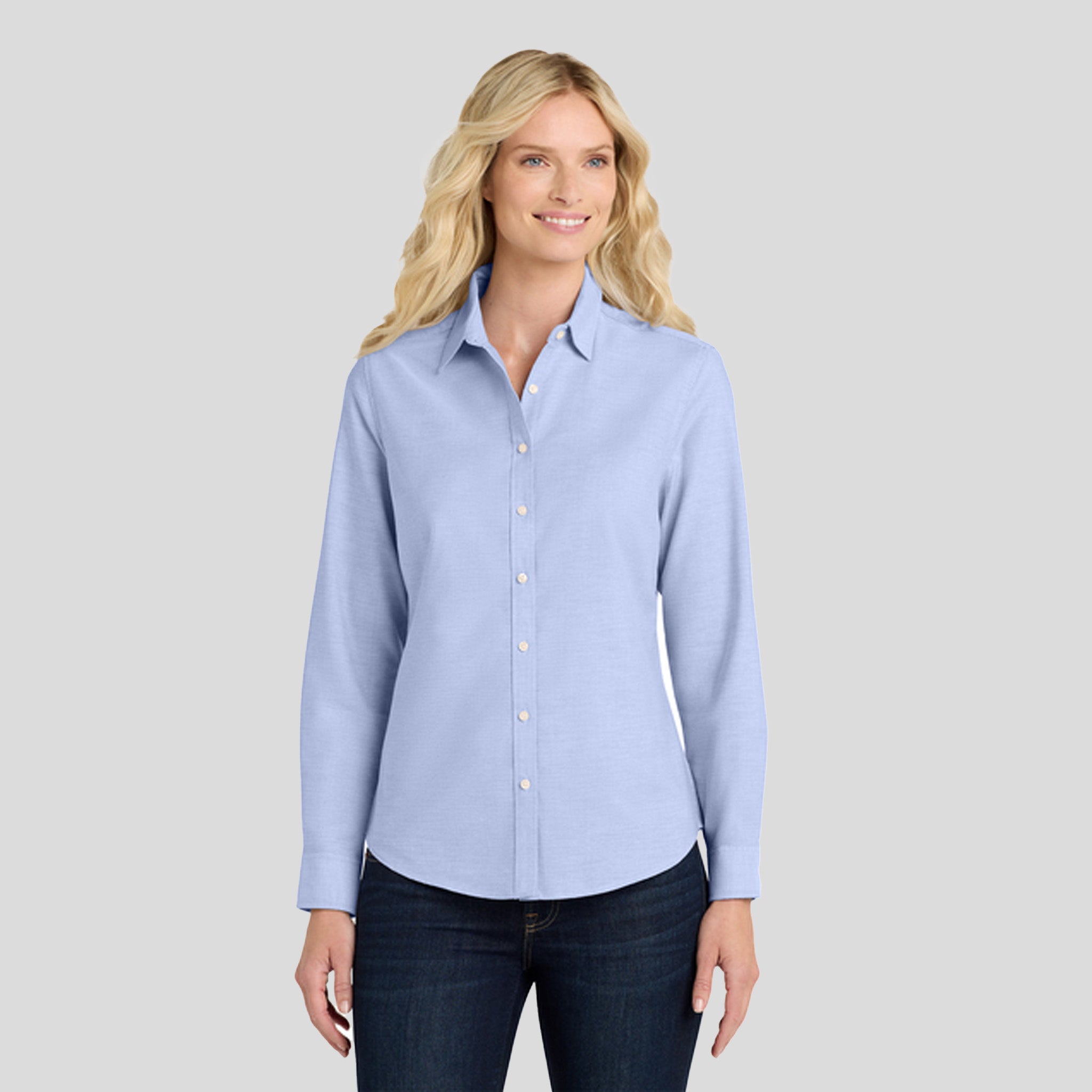 Women's SuperProβ’ Oxford Shirt | Oxford Blue