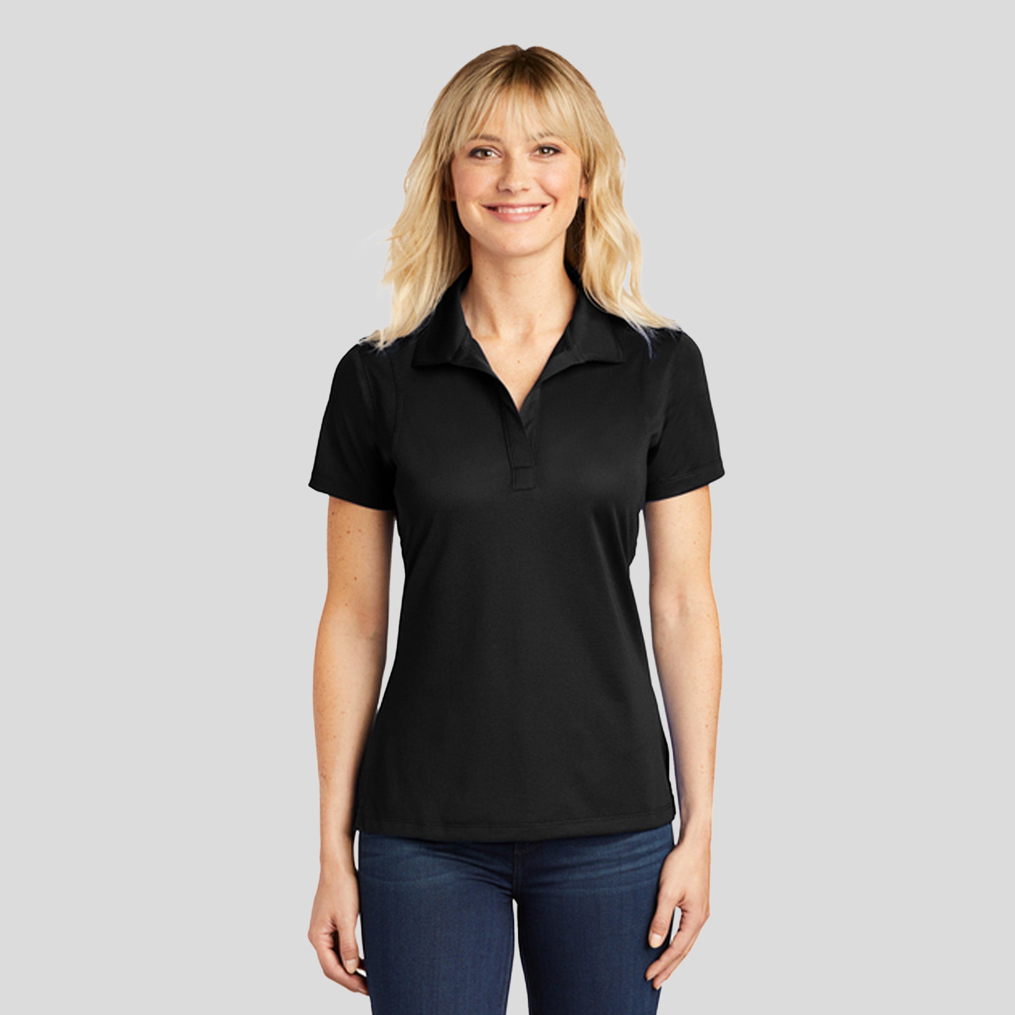 Women's Micropique Sport-Wickยฎ Polo | Black
