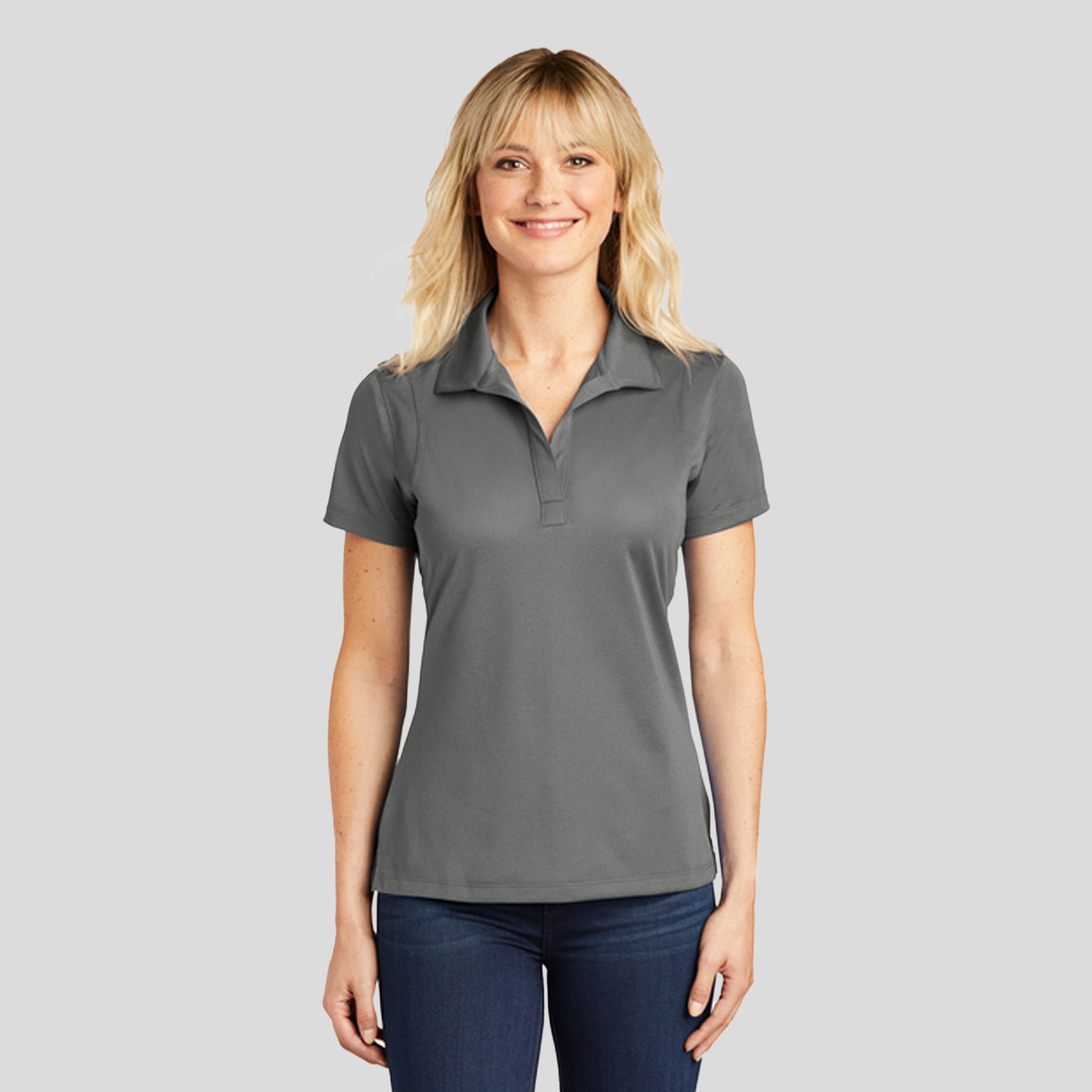 Women's Micropique Sport-Wickยฎ Polo | Grey Concrete