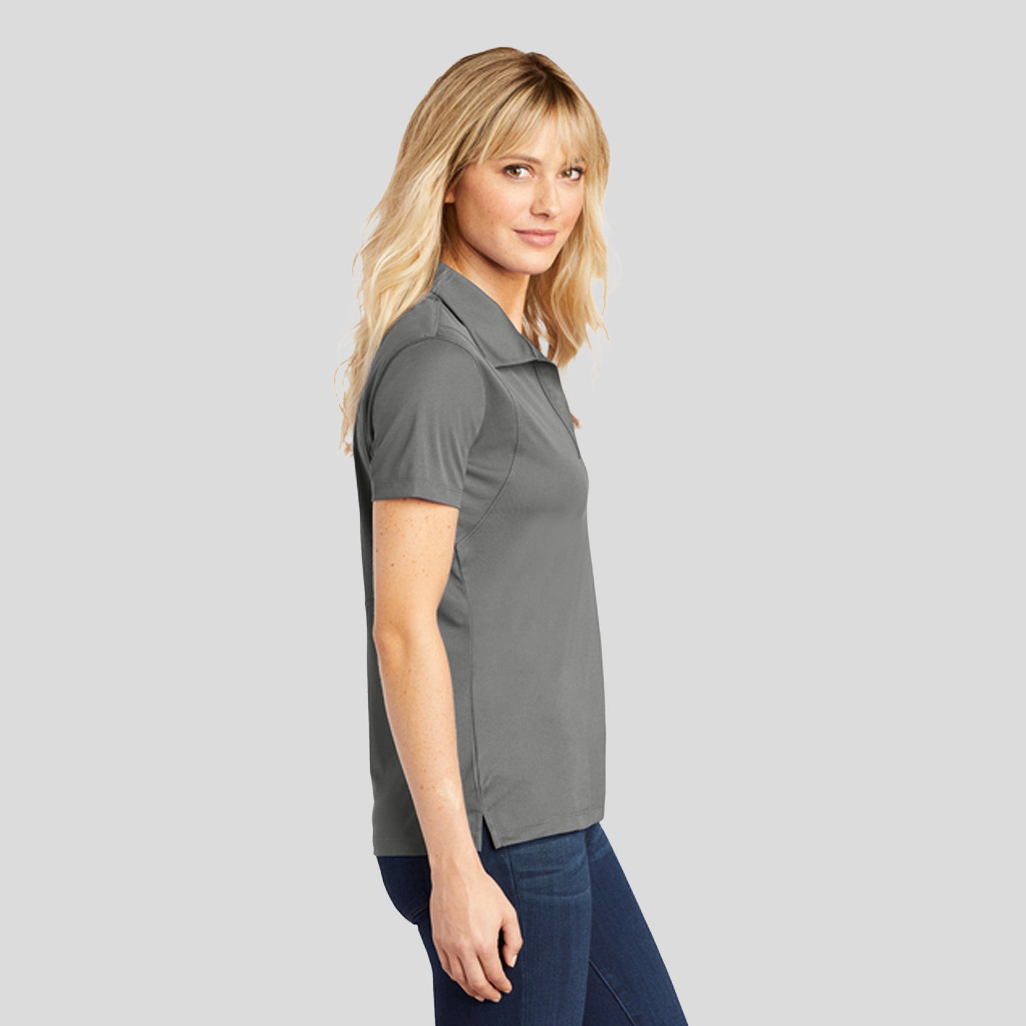 Women's Micropique Sport-Wickยฎ Polo | Grey Concrete