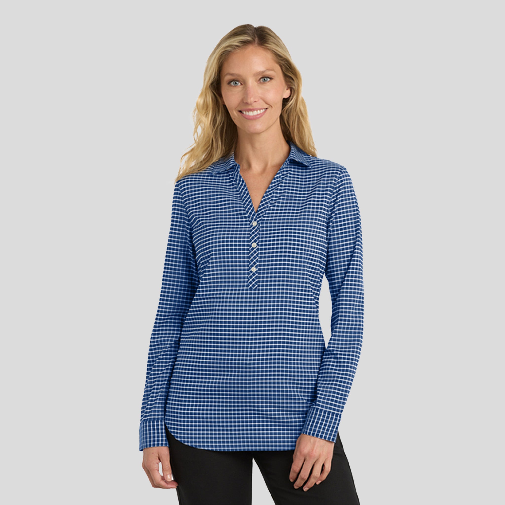 Women's City Stretch Tunic | True Blue/White