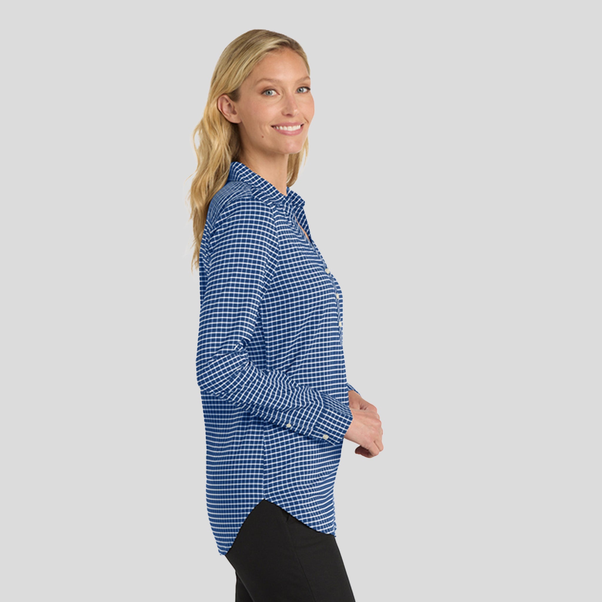 Women's City Stretch Tunic | True Blue/White