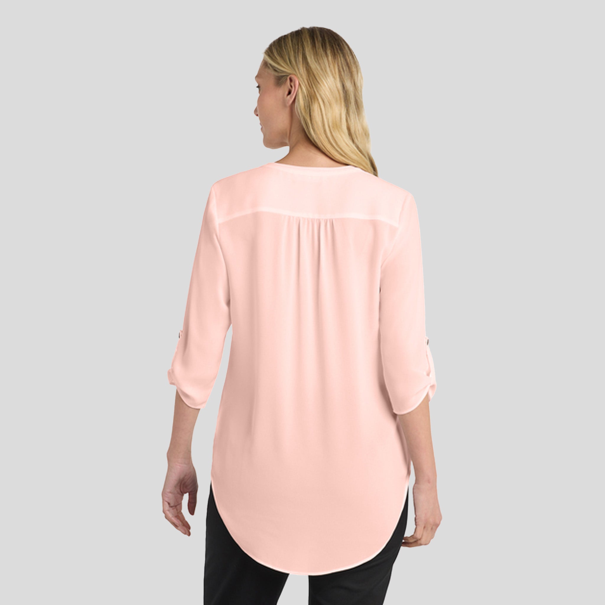 Women's 3/4-Sleeve Tunic Blouse | Rose Quartz