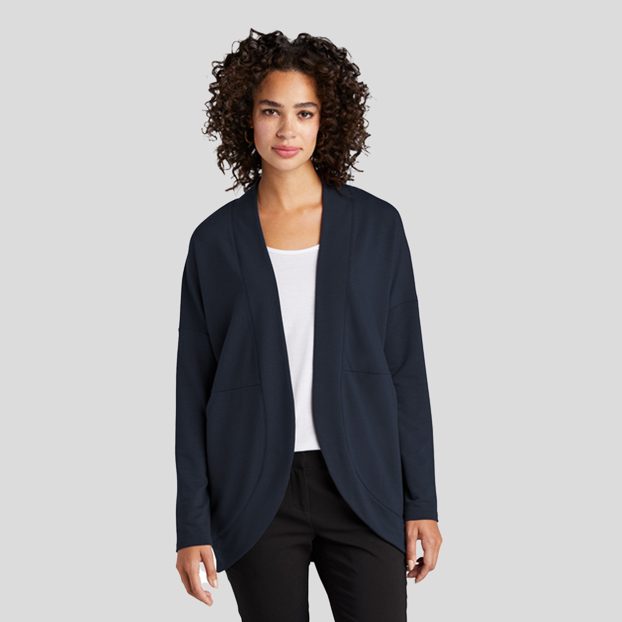 Women’s Stretch Open-Front Cardigan | Night Navy
