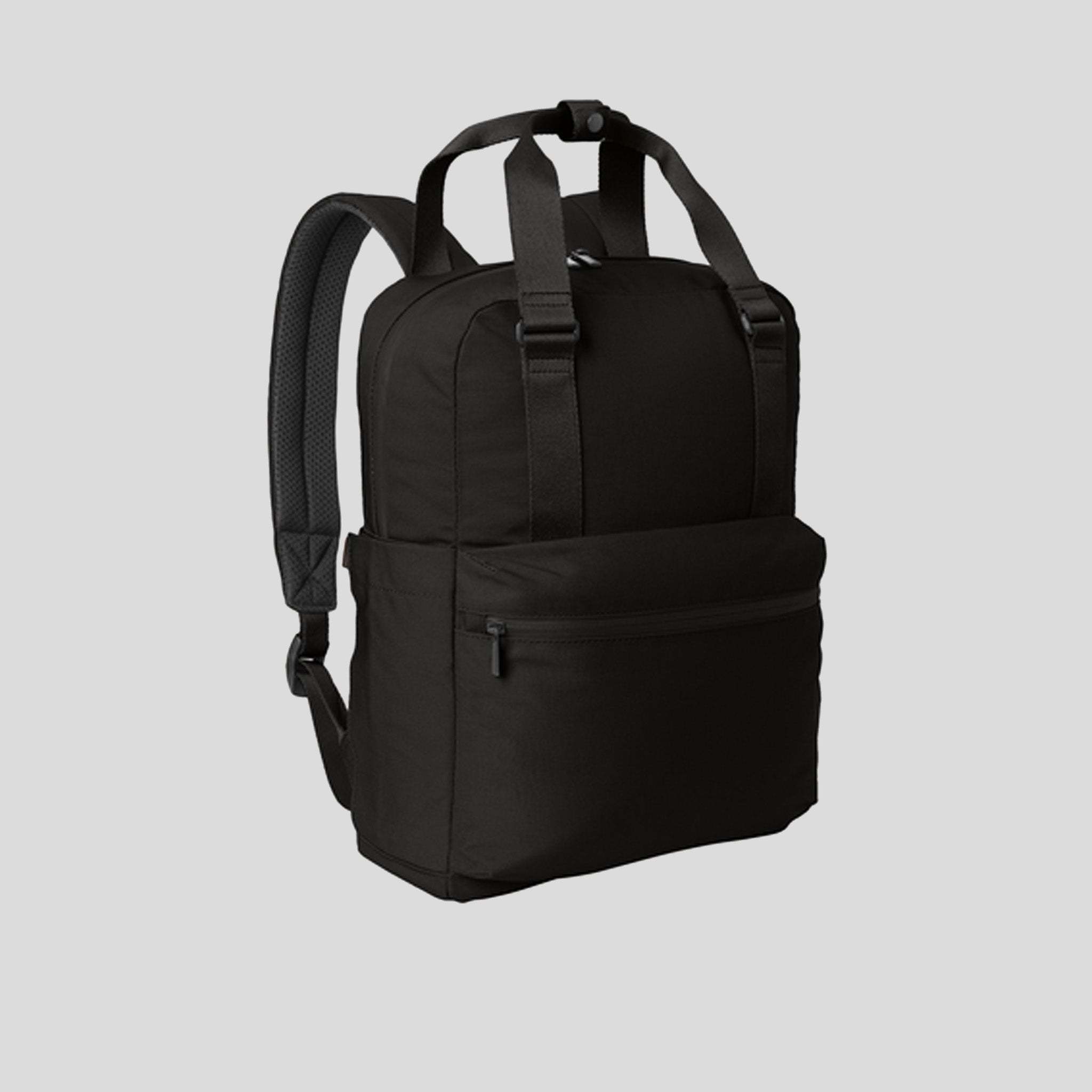 Claremont Handled Backpack | Deep Black