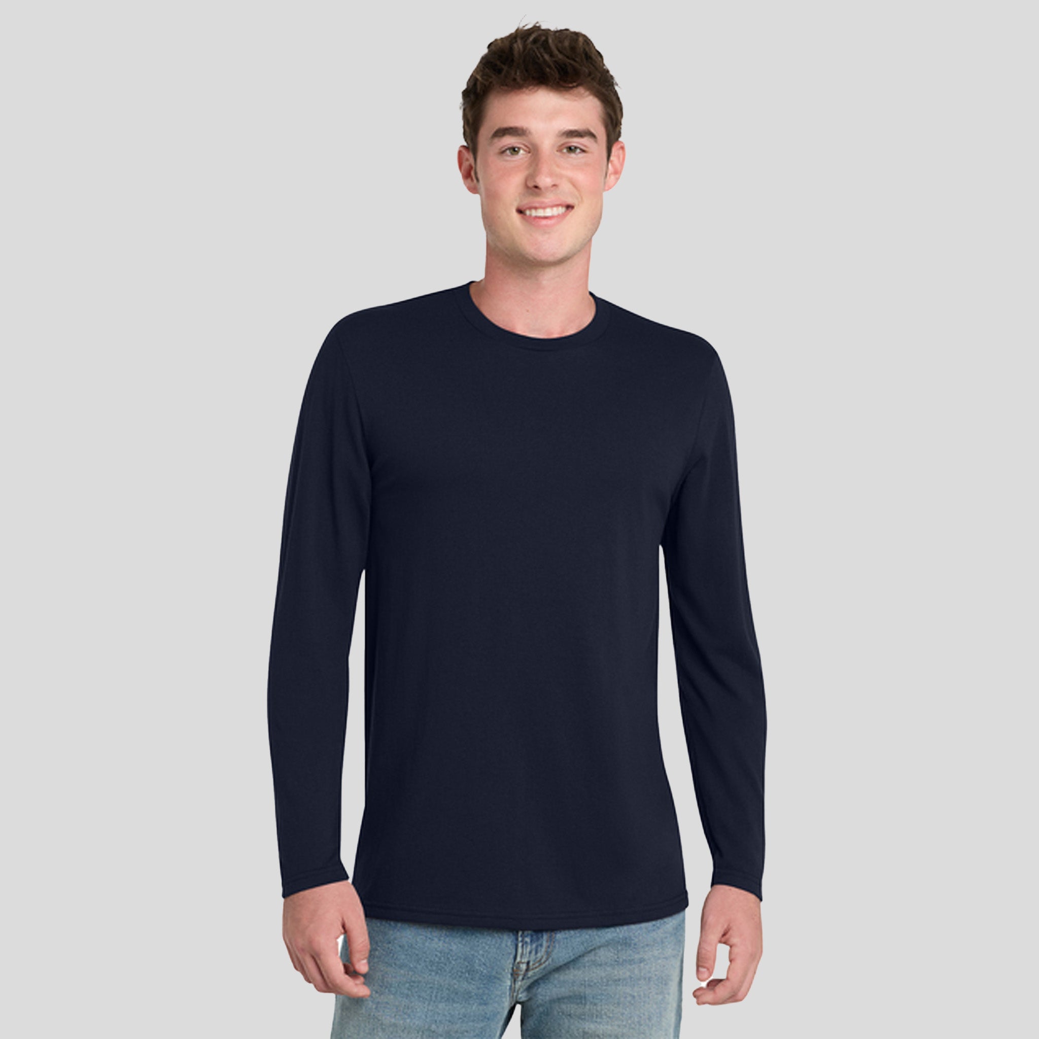 Tri-Blend Long Sleeve Tee | Deep Navy