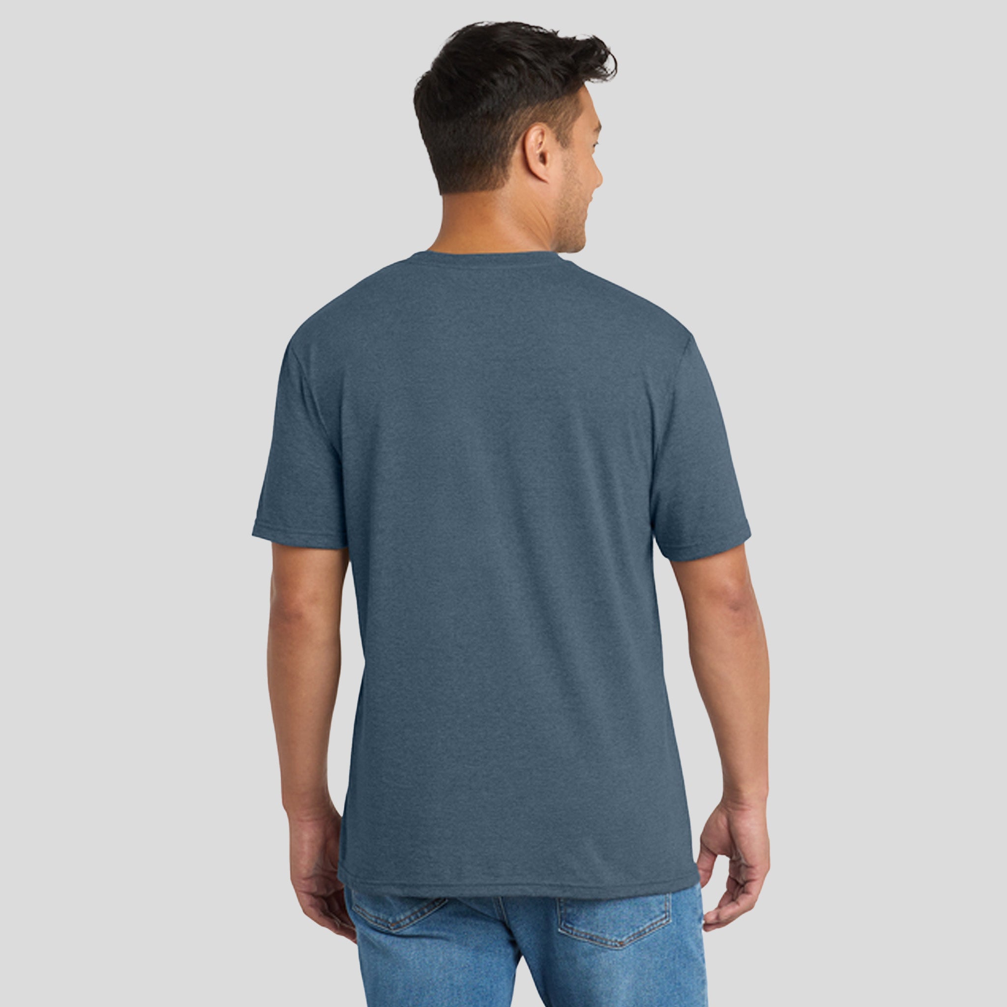 Tri-Blend Tee | Steel Blue Heather