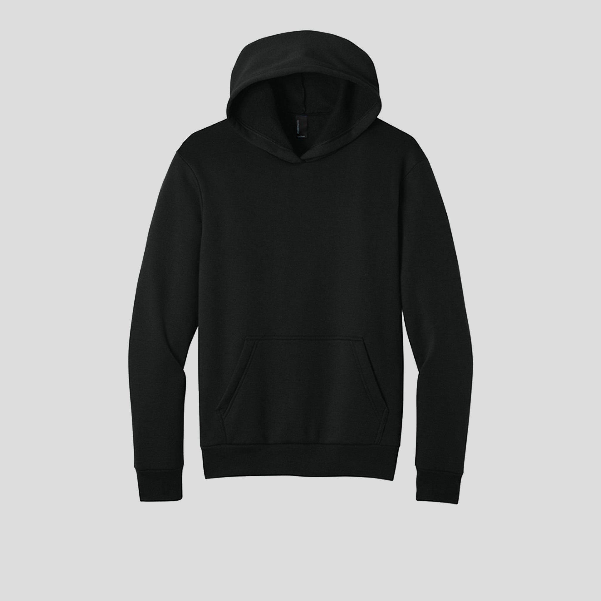 Easy Fleece Pullover Hooded Sweatshirt | Jet Black