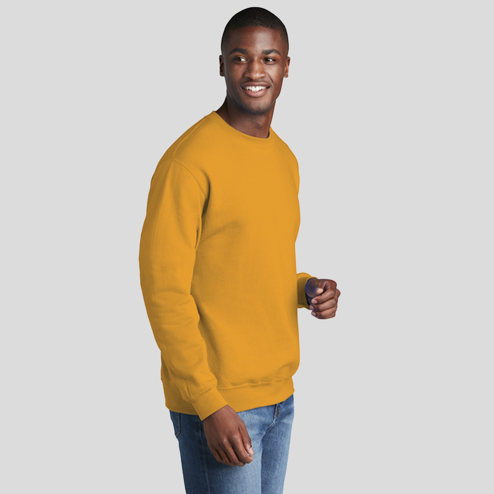 Core Fleece Crewneck Sweatshirt | Gold
