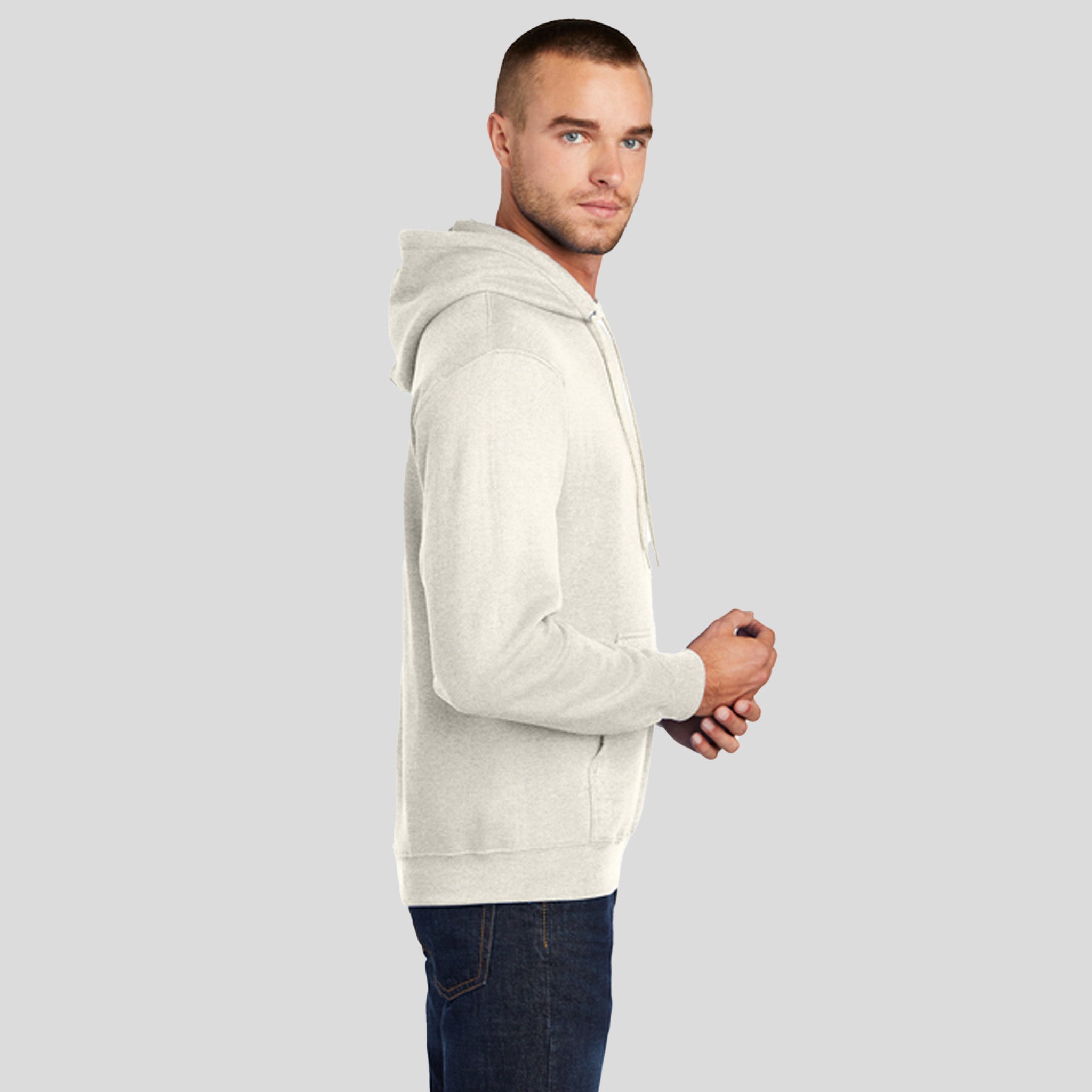 Core Fleece Pullover Hooded Sweatshirt | Oatmeal Heather