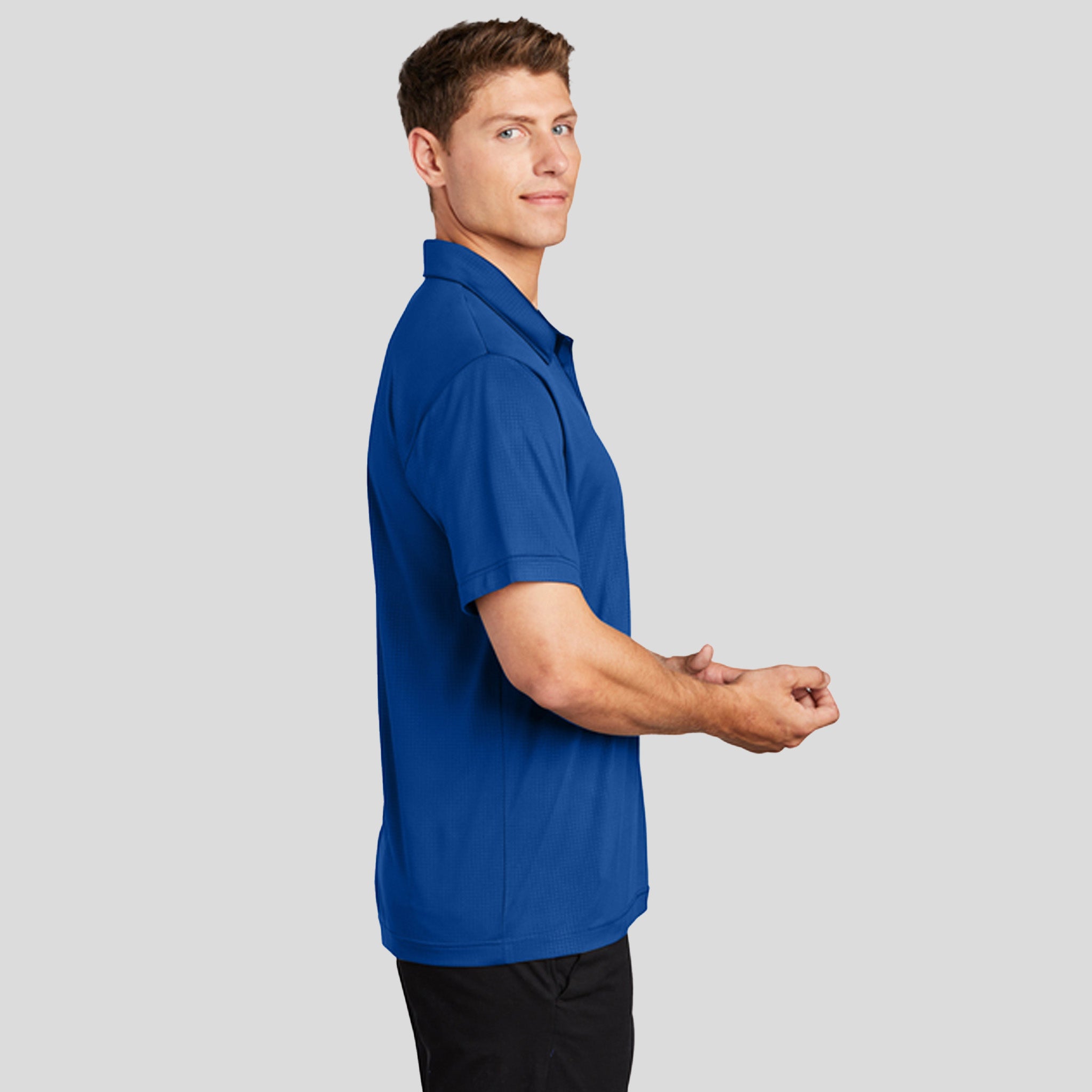 Embossed PosiCharge® Tough Polo® | True Royal
