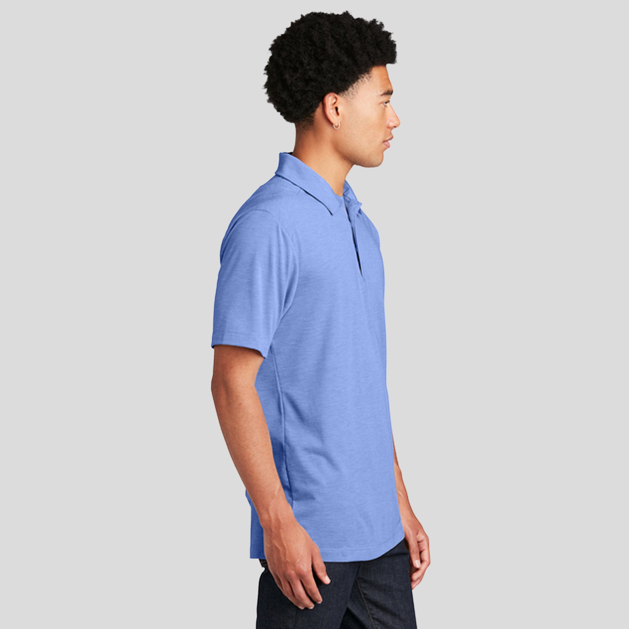 PosiCharge ® Tri-Blend Wicking Polo | True Royal Heather