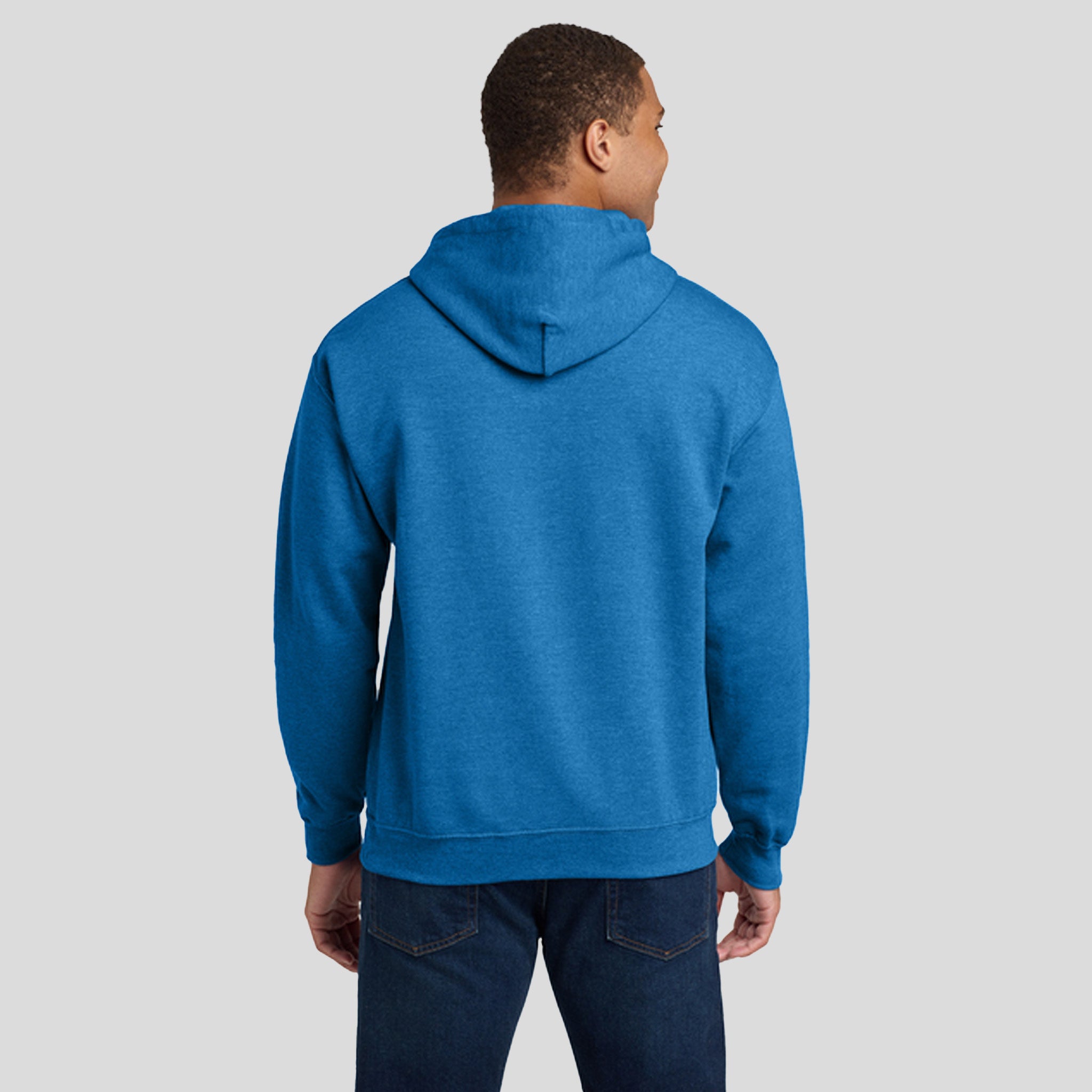 Heavy Blendβ’ Hooded Sweatshirt | Heather Deep Royal
