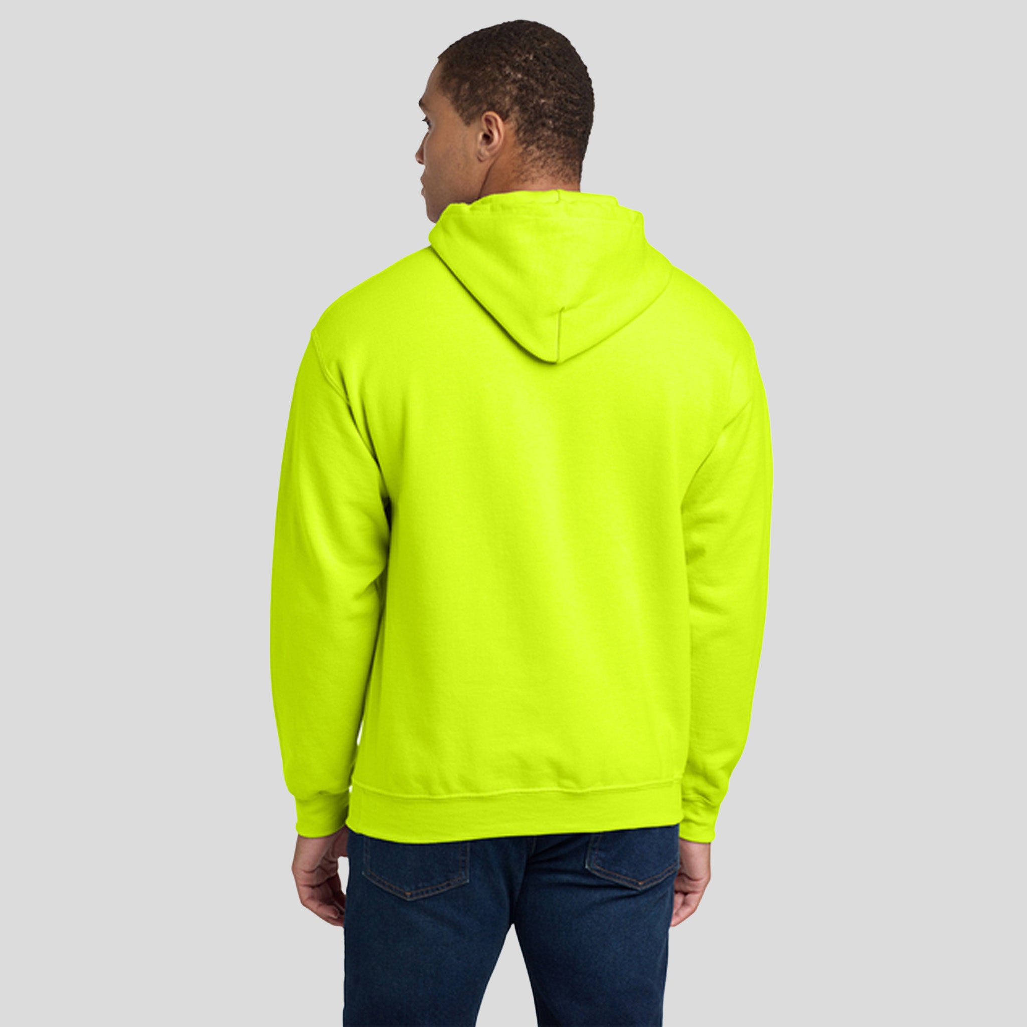 Heavy Blendβ’ Hooded Sweatshirt | Safety Green