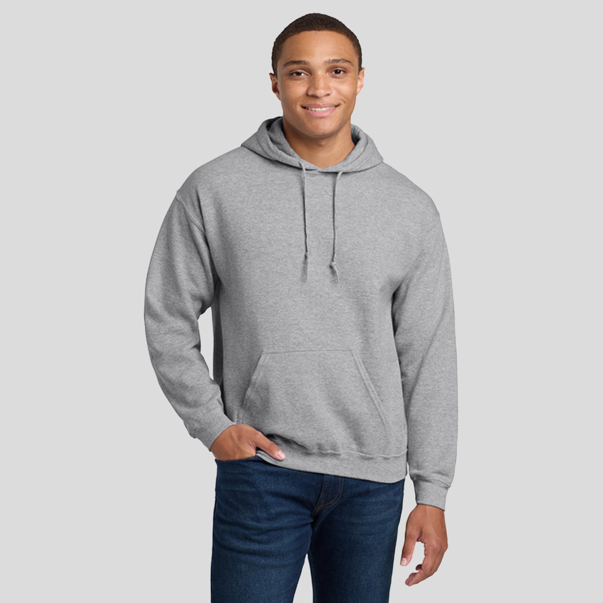 Heavy Blendβ’ Hooded Sweatshirt | Sport Grey