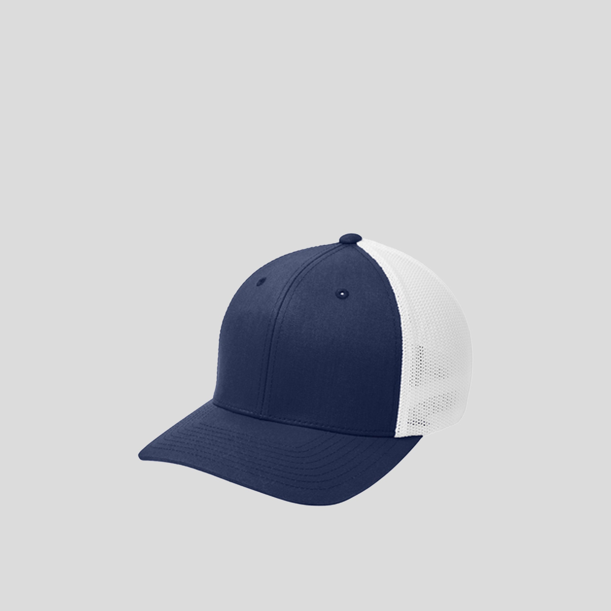 Flexfitยฎ Mesh Back Cap | True Navy/White