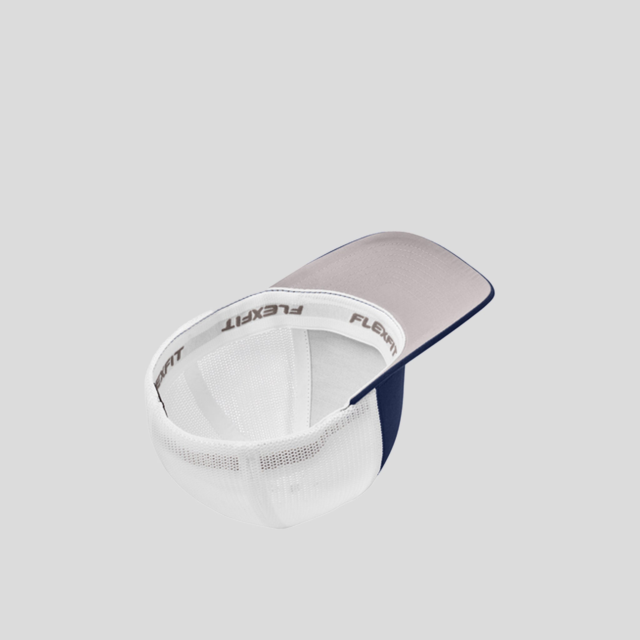 Flexfitยฎ Mesh Back Cap | True Navy/White