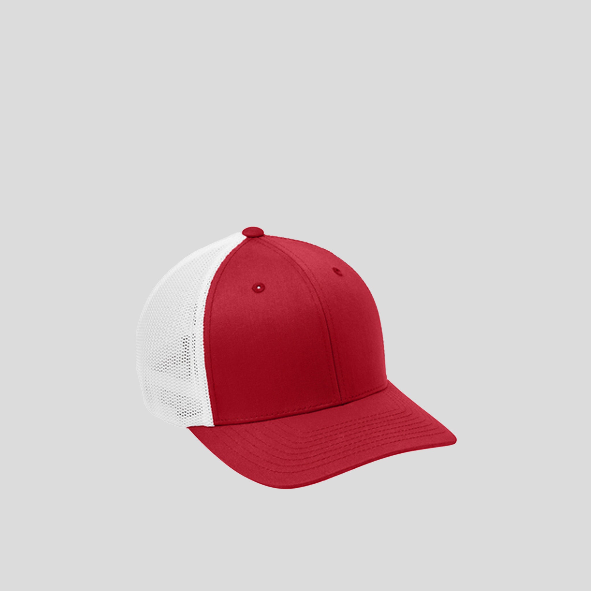 Flexfitยฎ Mesh Back Cap | True Red/White