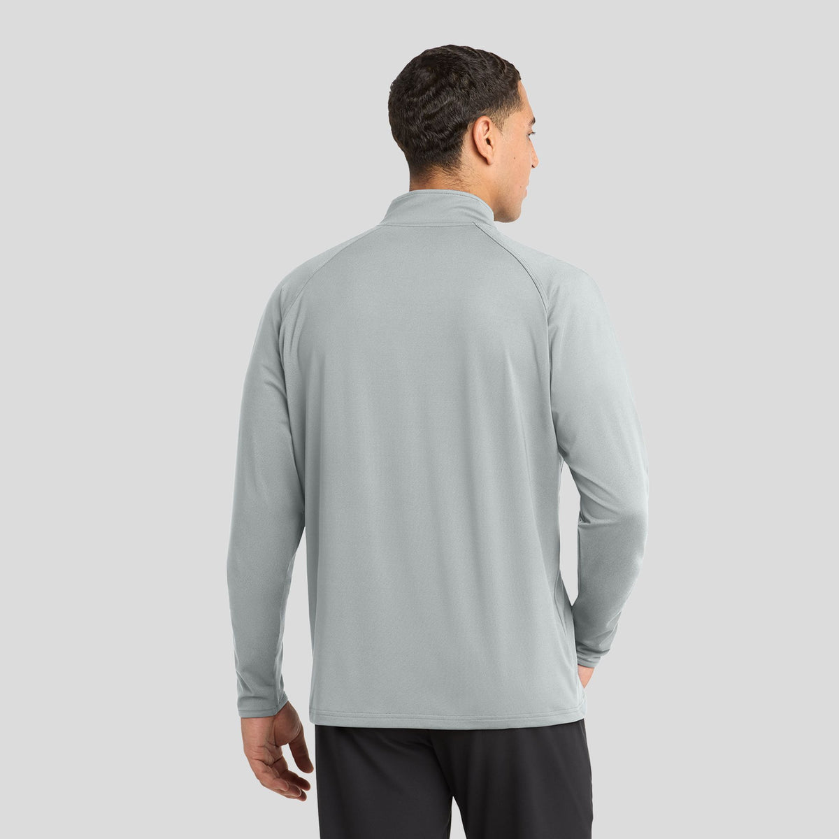 Sport-Wickยฎ Stretch 1/4-Zip Pullover | Silver
